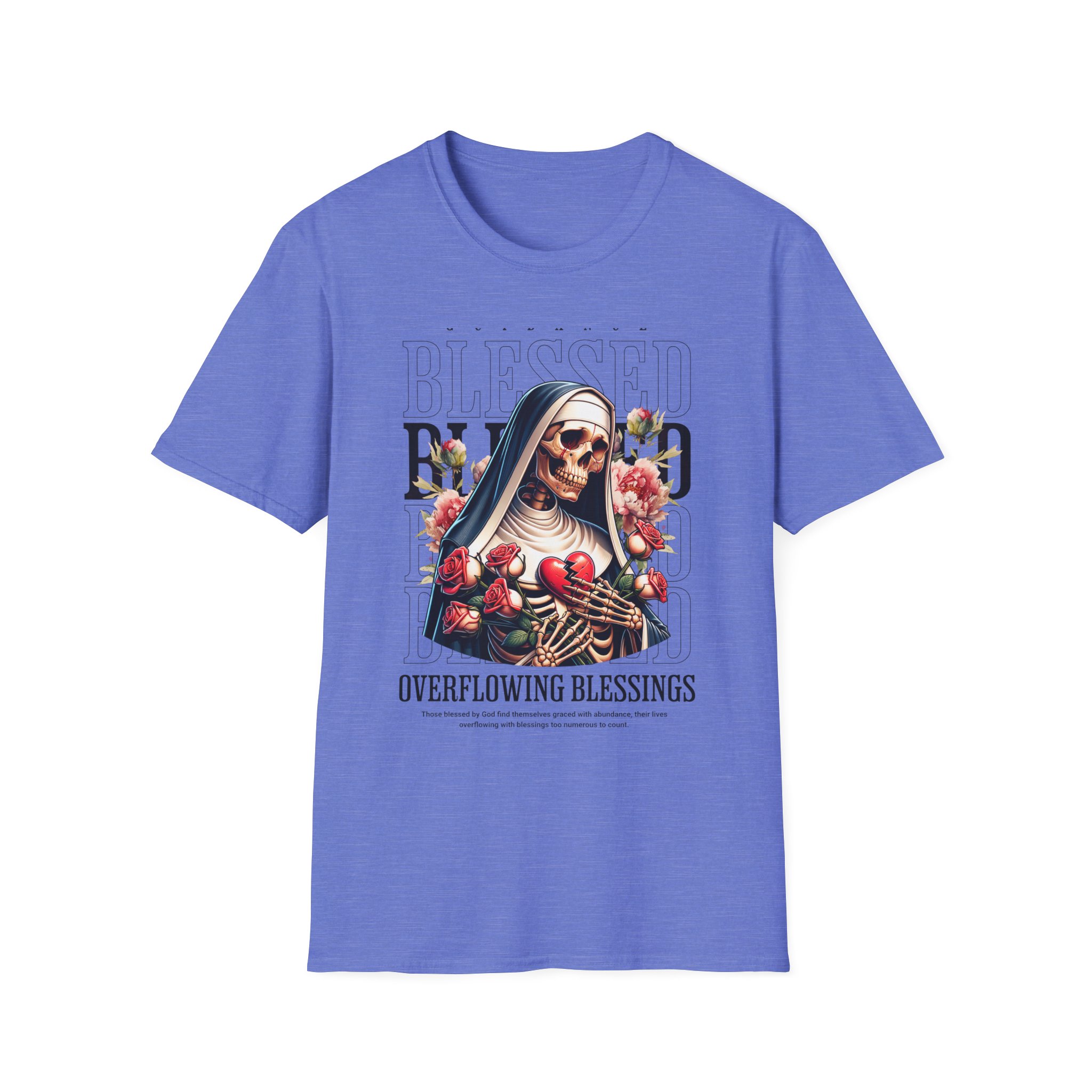 Blessed Nun T-Shirt — "Overflowing Blessings" Graphic Tee - Image 11