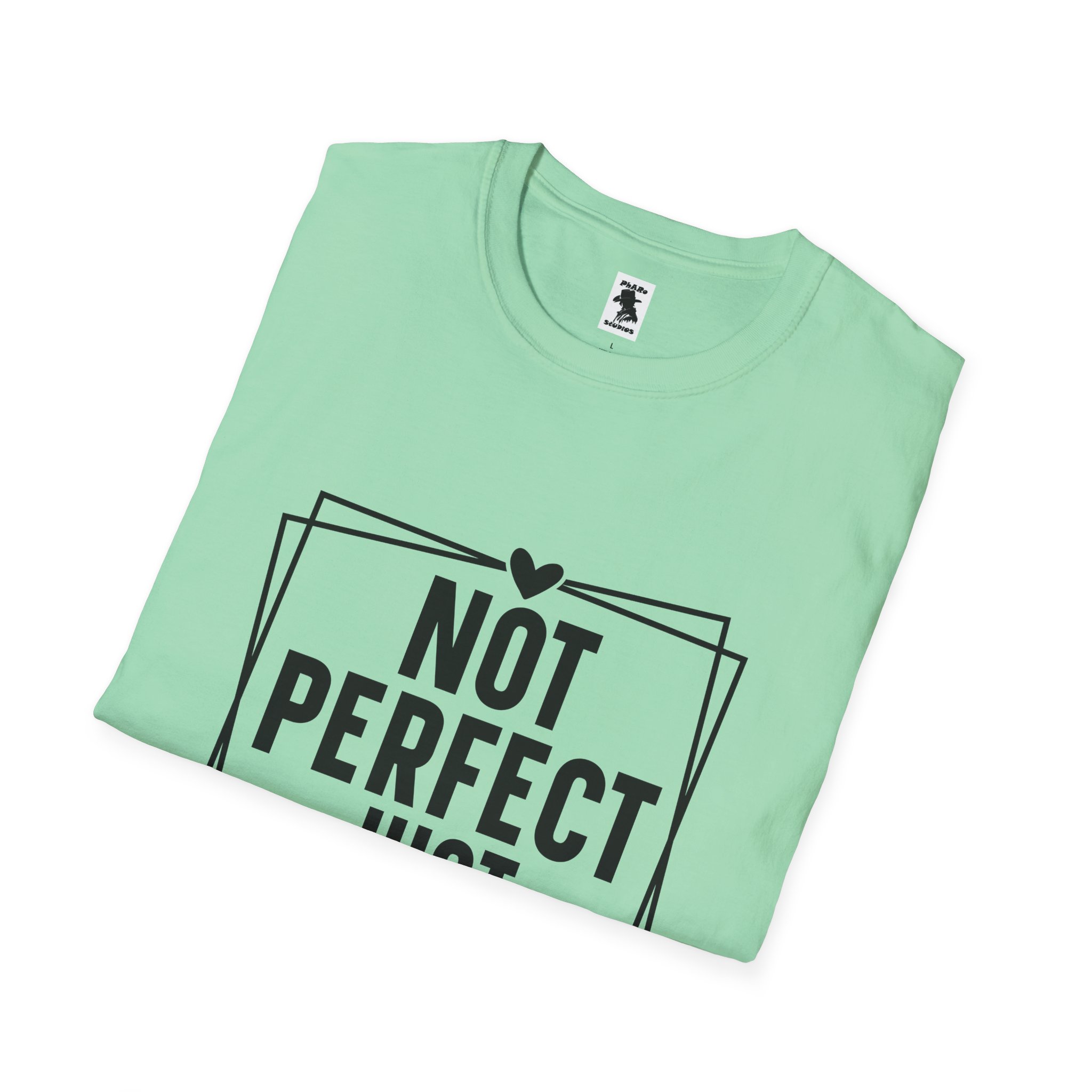Unisex Softstyle T-Shirt - 'Not Perfect Just Forgiven' Inspirational Tee - Image 4