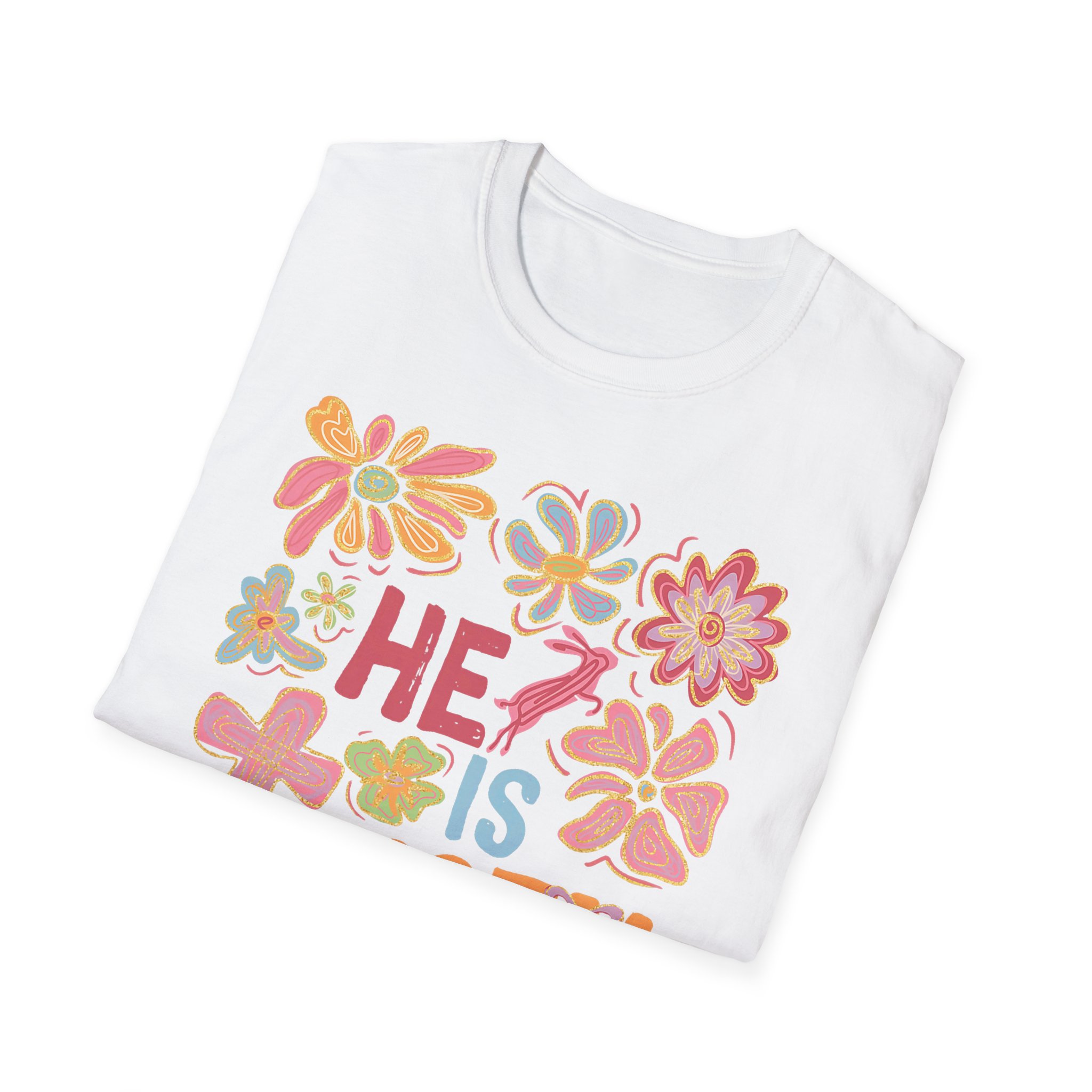 He Is Risen Floral T-Shirt - Image 4