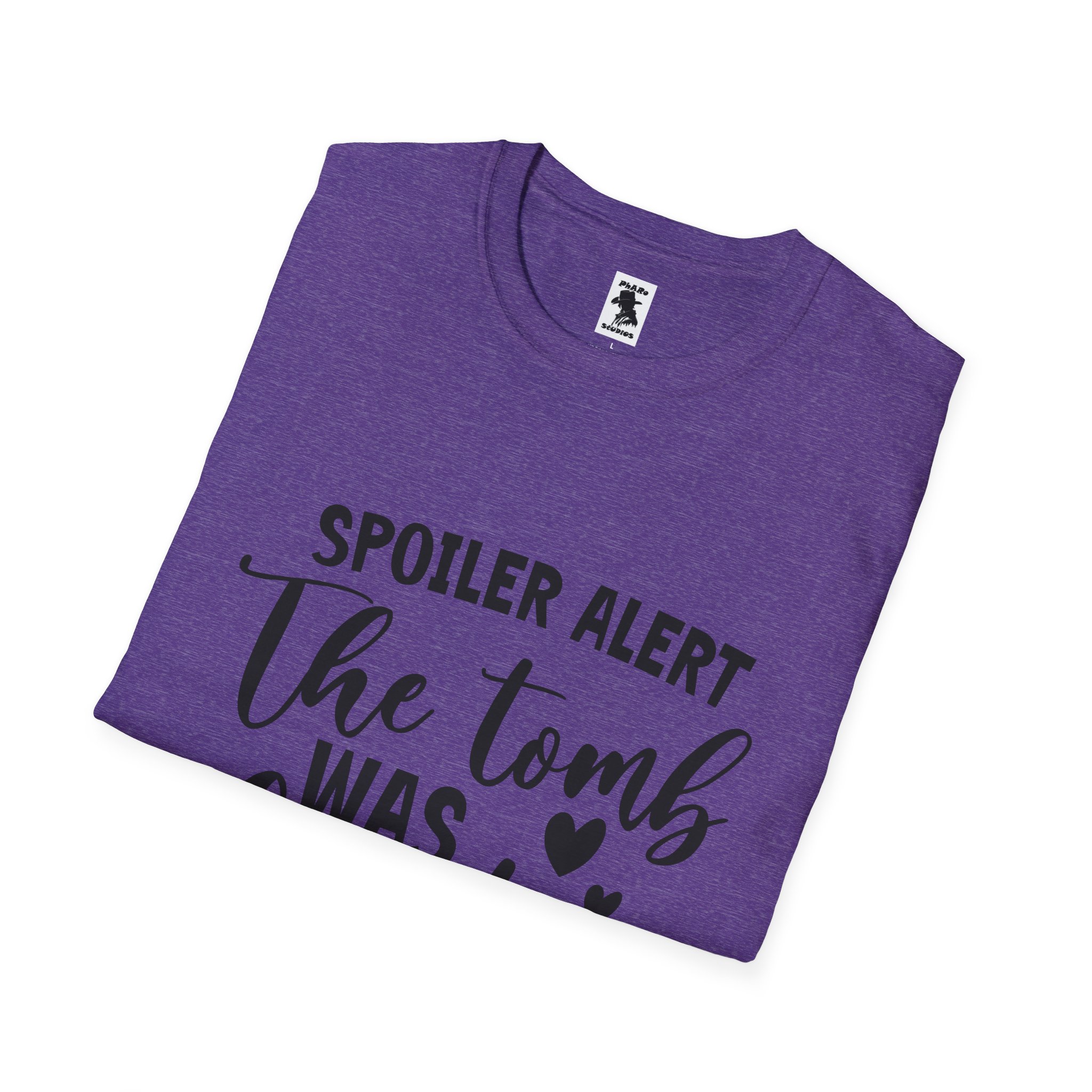 'Spoiler Alert: The Tomb Was Empty' Unisex Softstyle T-Shirt - Perfect for Easter and Celebrations! - Image 36