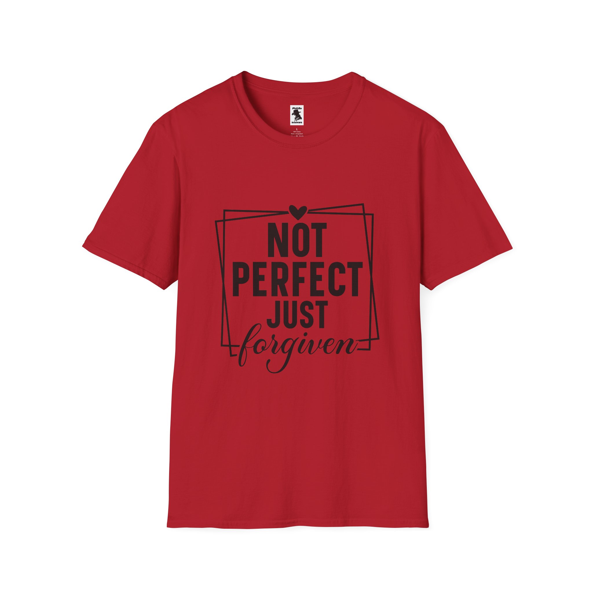 Unisex Softstyle T-Shirt - 'Not Perfect Just Forgiven' Inspirational Tee - Image 37