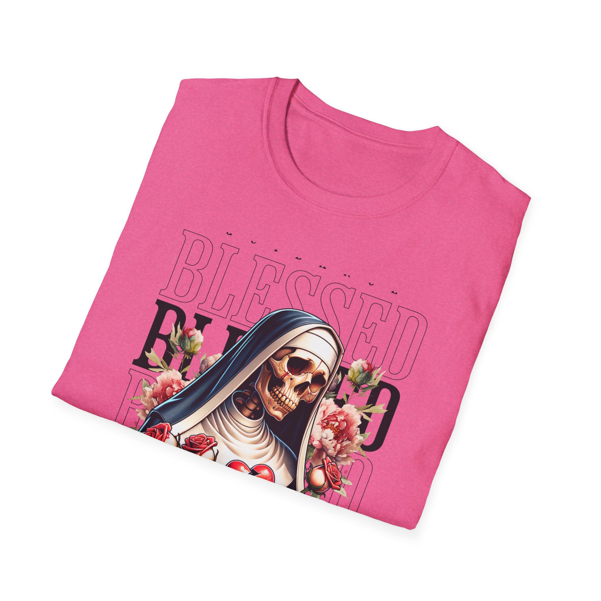 Blessed Nun T-Shirt — "Overflowing Blessings" Graphic Tee - Image 20
