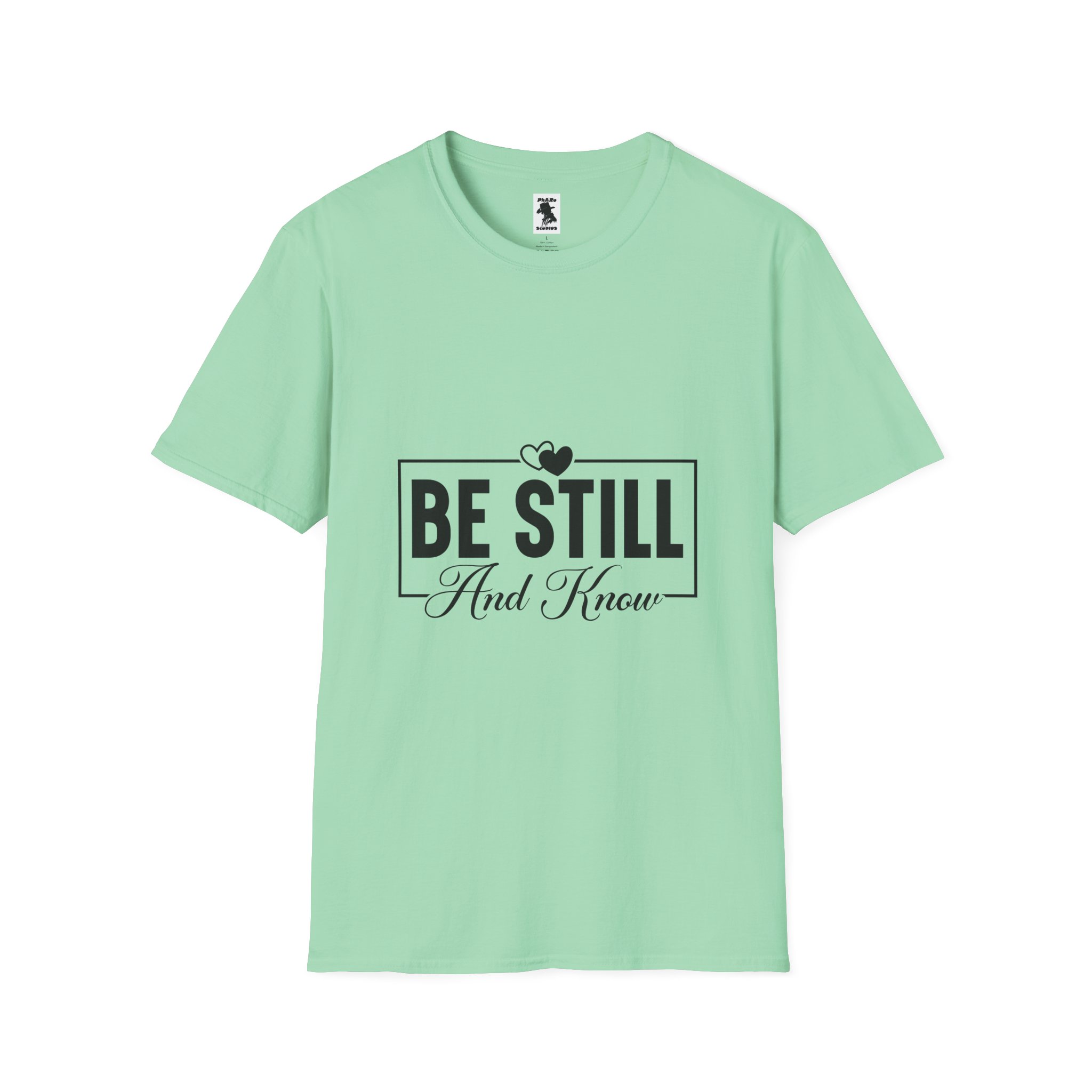 Be Still And Know Unisex Softstyle T-Shirt – Inspirational Everyday Wear - Image 17