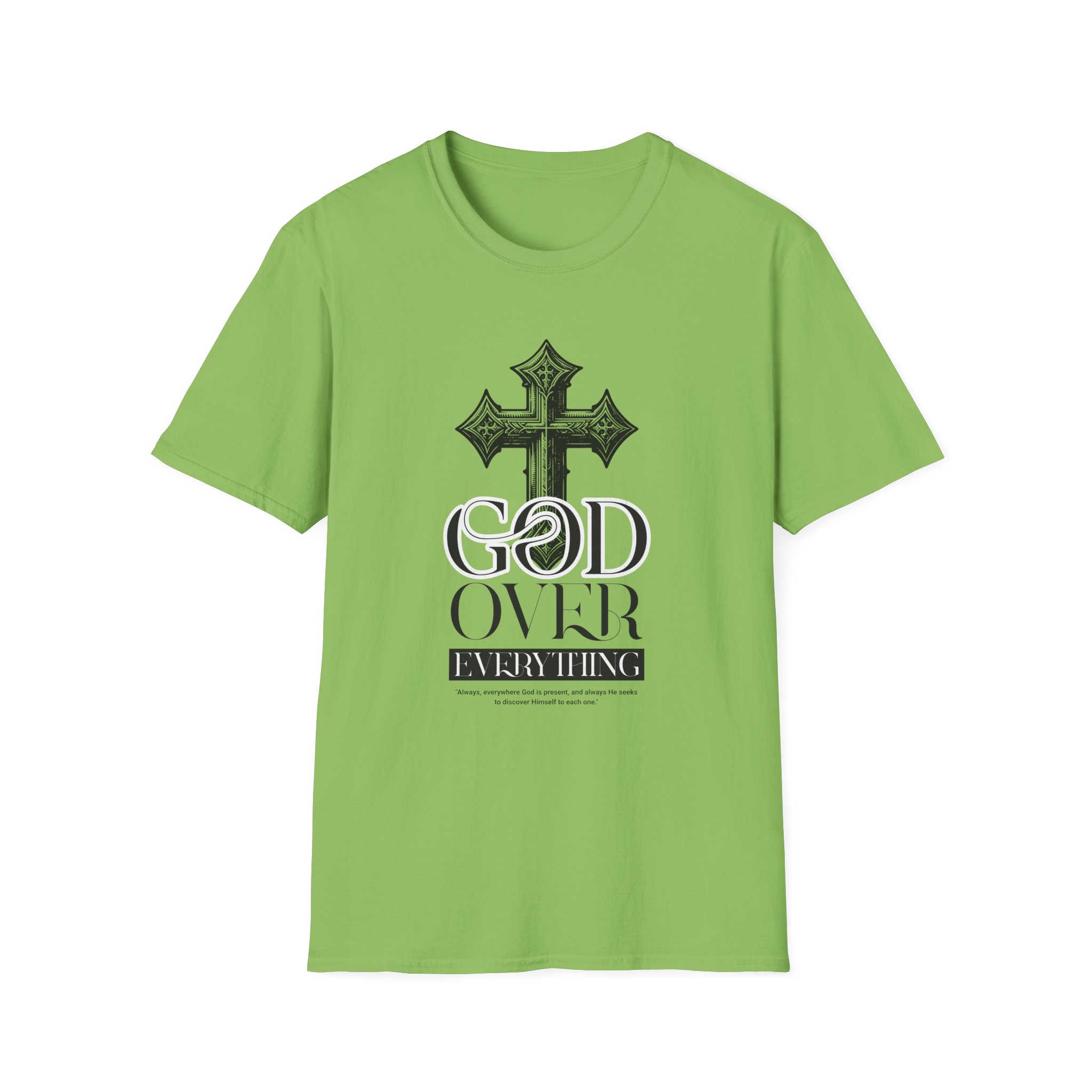 God Over Everything T-Shirt — Christian Cross Faith Tee - Image 11