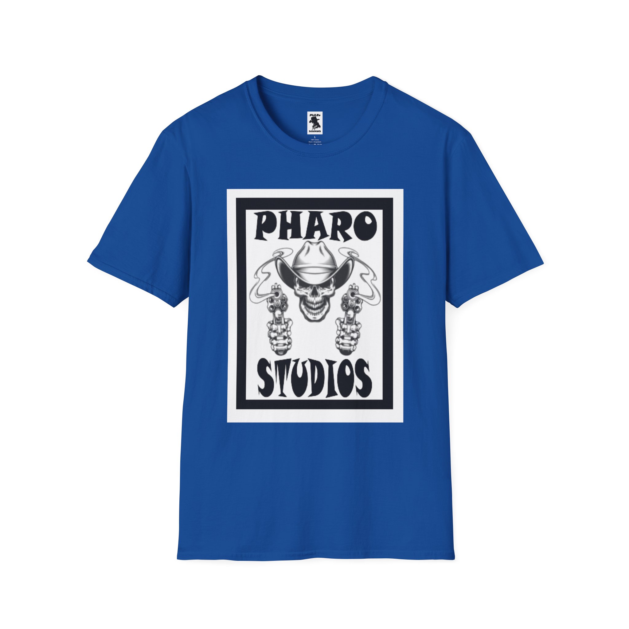 Unisex Softstyle T-Shirt - PhARo Studios Logo - Image 17