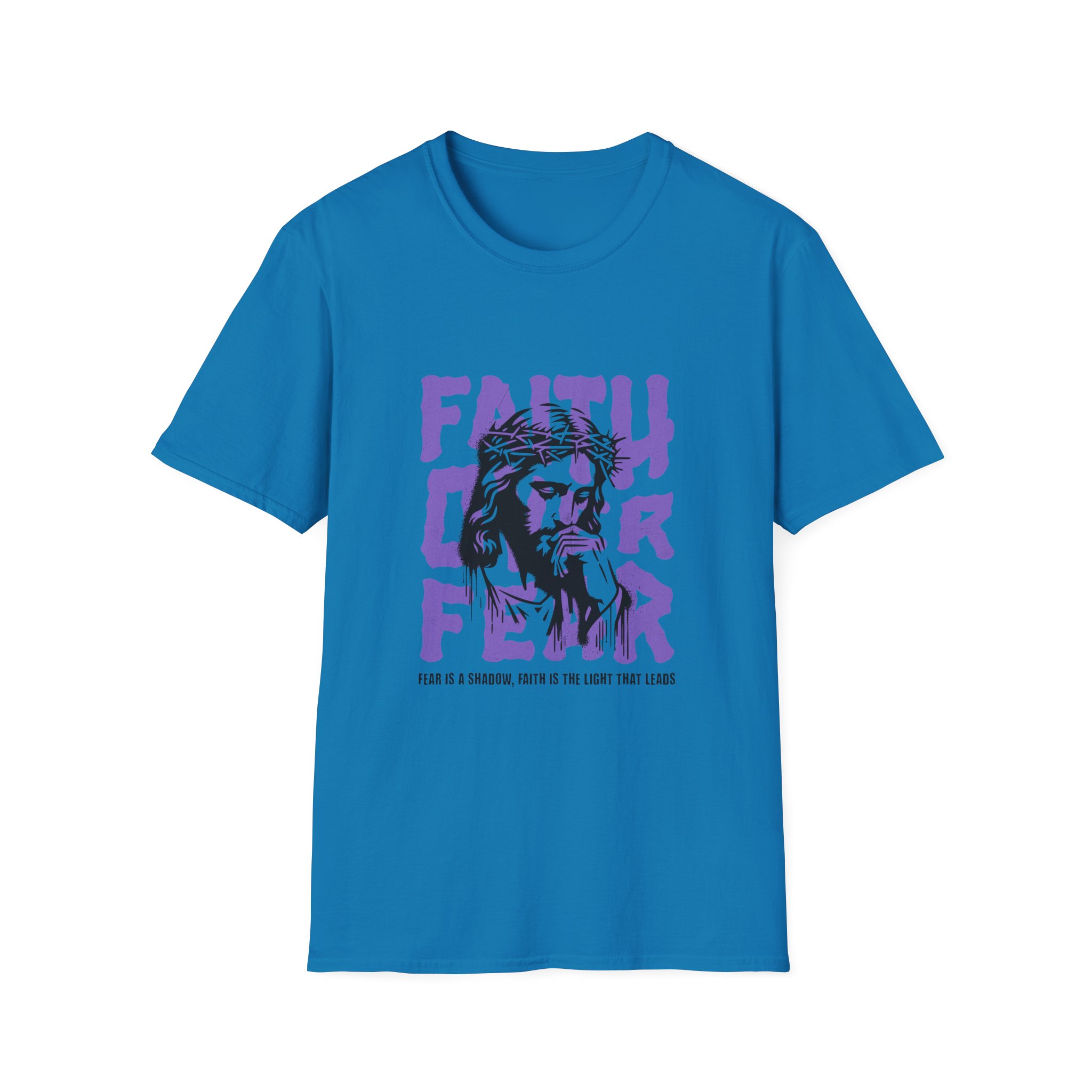 Faith Over Fear T-Shirt — Christian Jesus Graphic Tee (Faith Over Fear) - Image 11