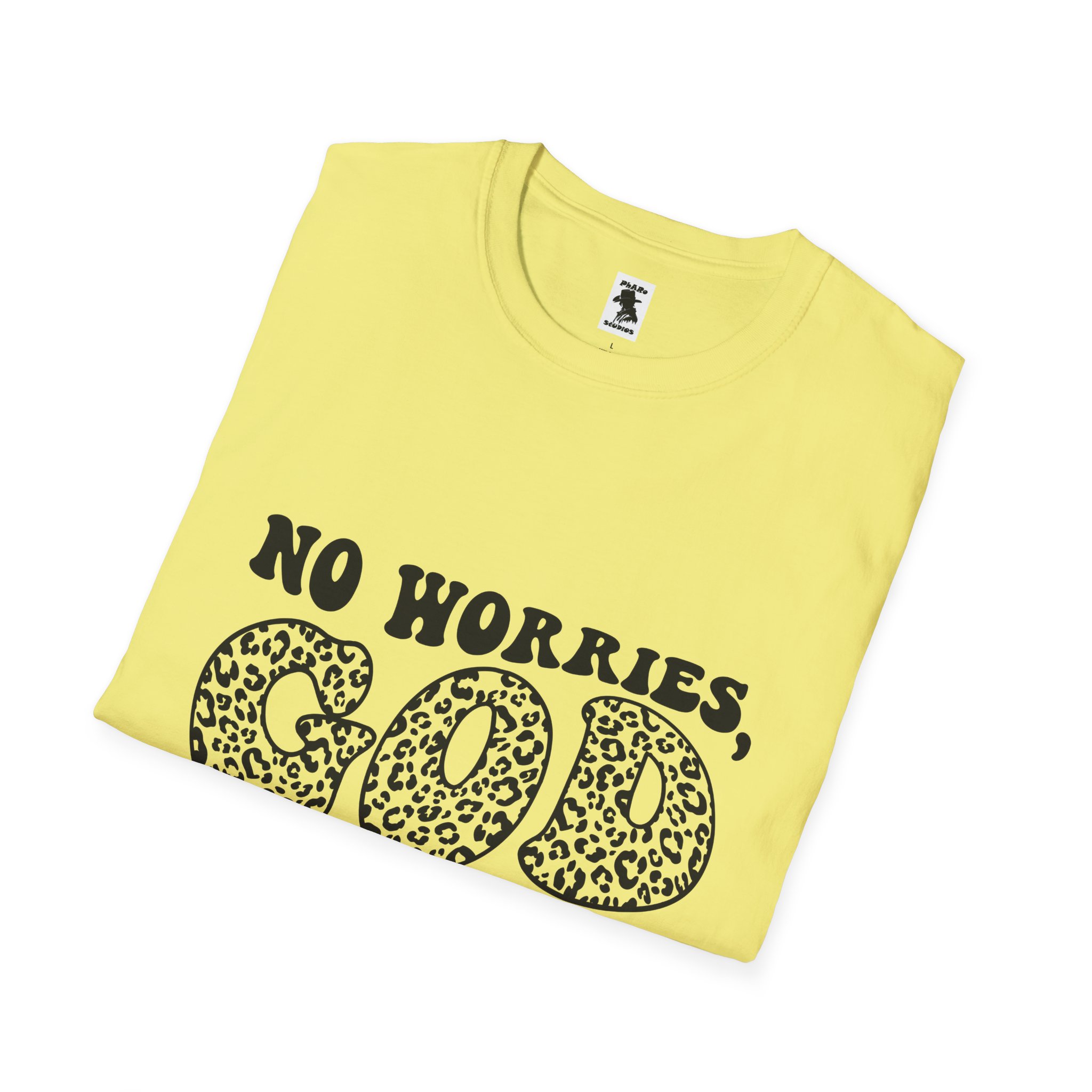 Inspirational Unisex Softstyle T-Shirt | "No Worries, God Got Me" - Image 12
