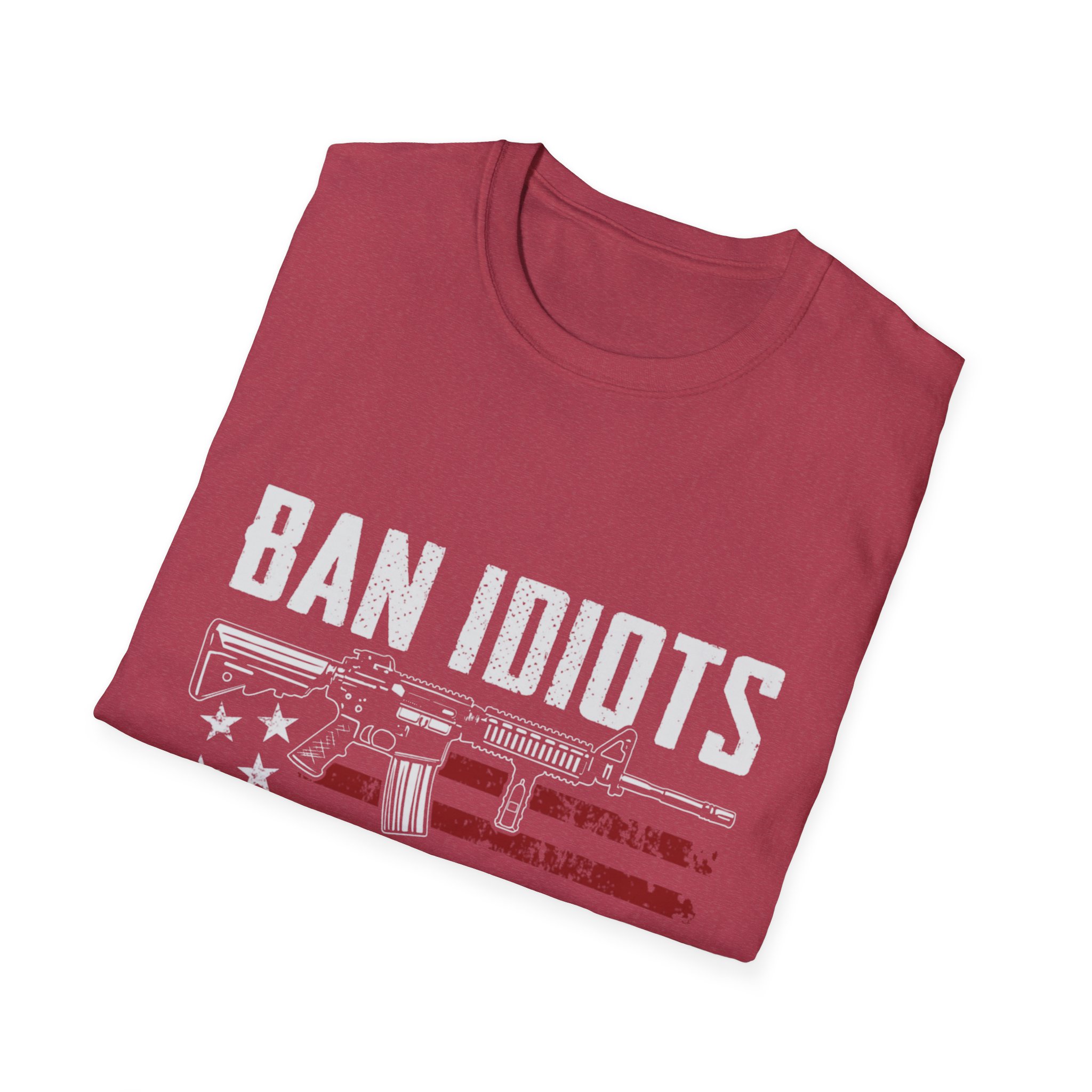 Ban Idiots Not Guns T-Shirt — Political Statement Tee for Gun Safety Advocates - Image 16
