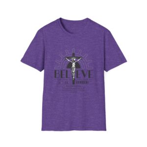 Believe T-Shirt — Crucifix Faith Graphic Tee