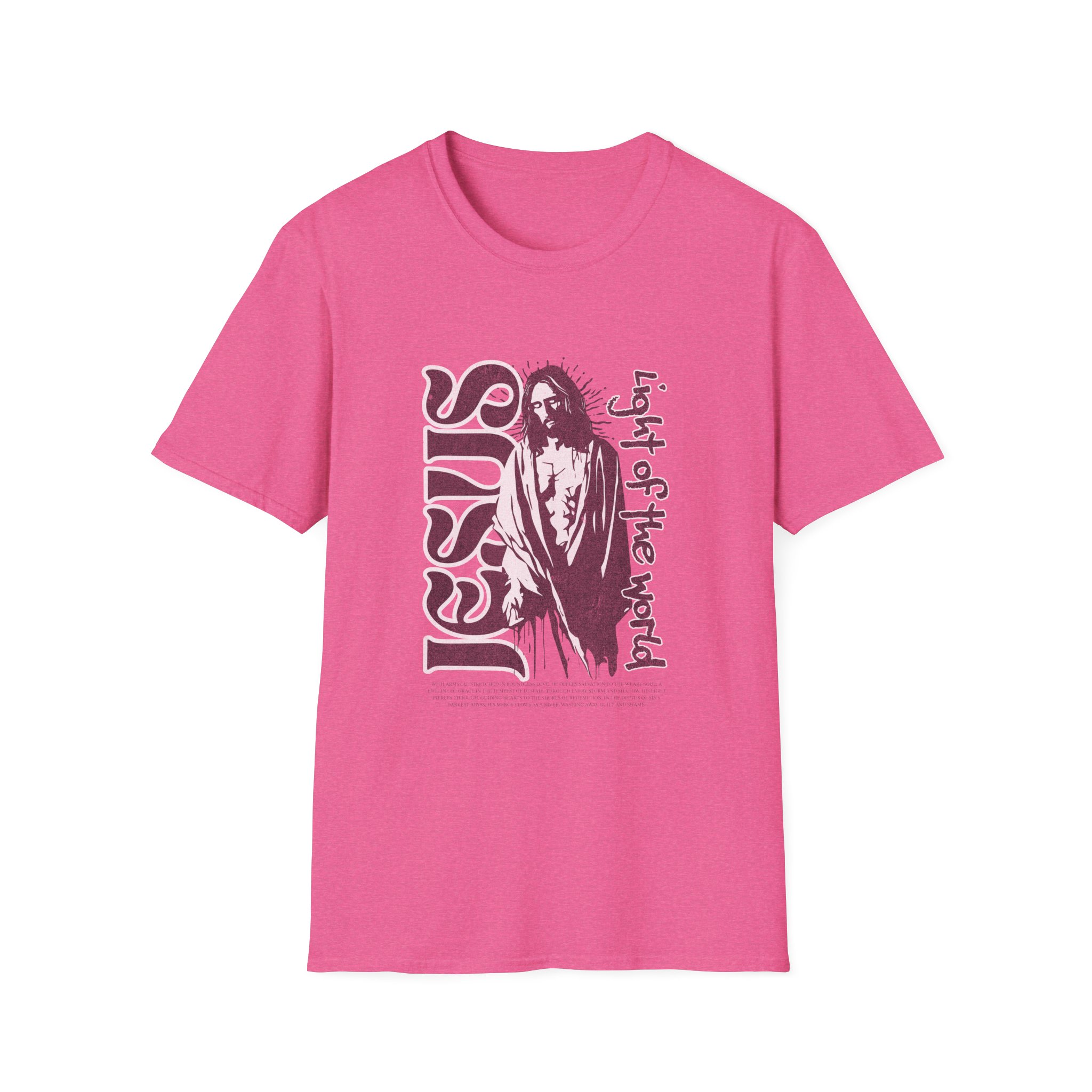 Jesus "Light of the World" Graphic T-Shirt - Image 21