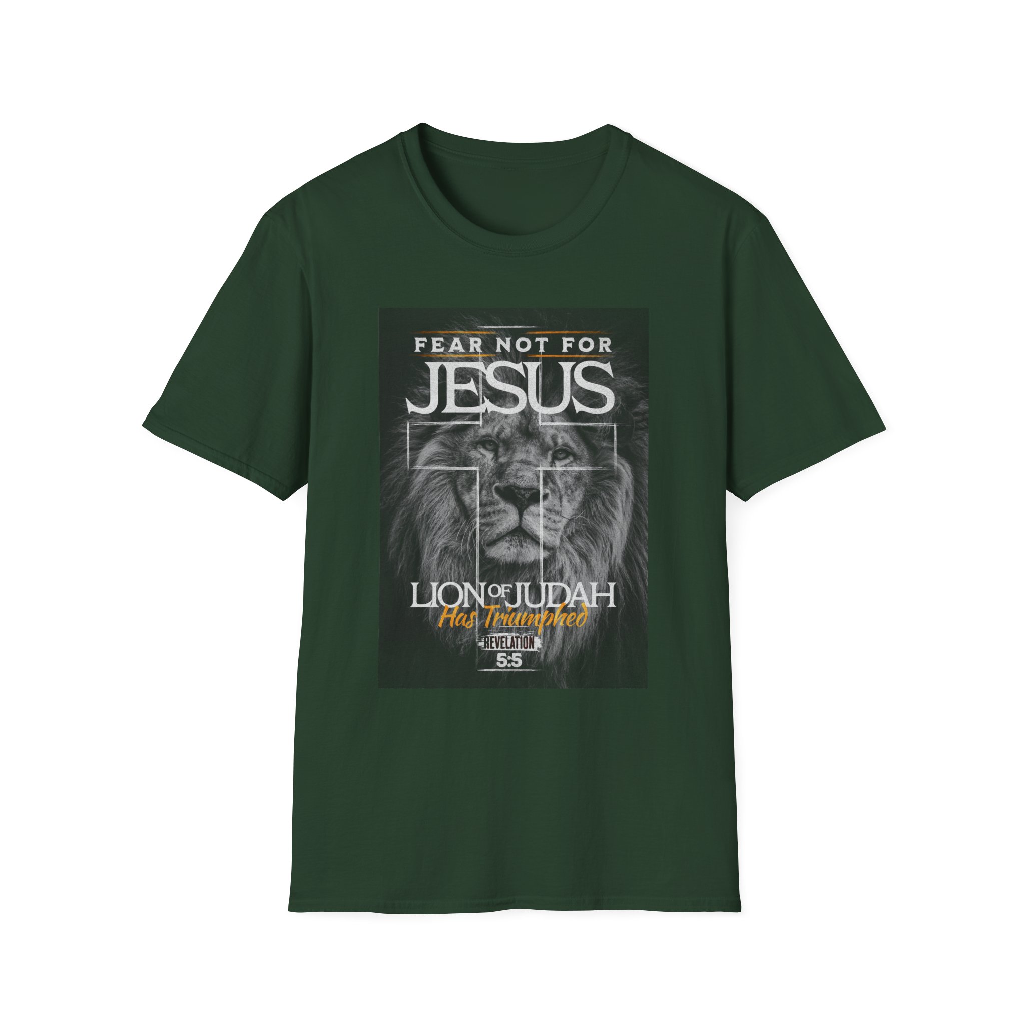Lion of Judah T-Shirt — "Fear Not for Jesus" Christian Faith Tee - Image 17