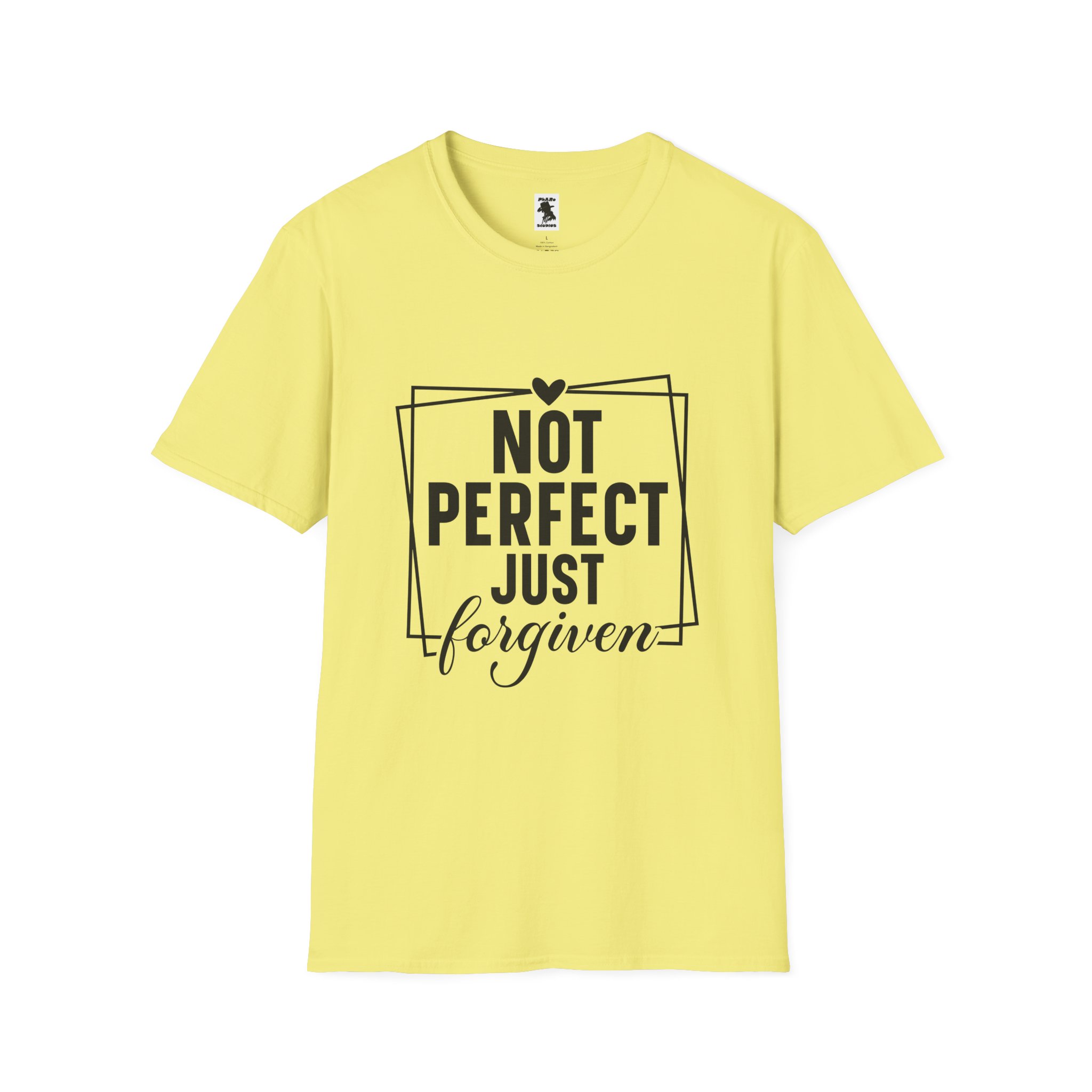 Unisex Softstyle T-Shirt - 'Not Perfect Just Forgiven' Inspirational Tee - Image 9