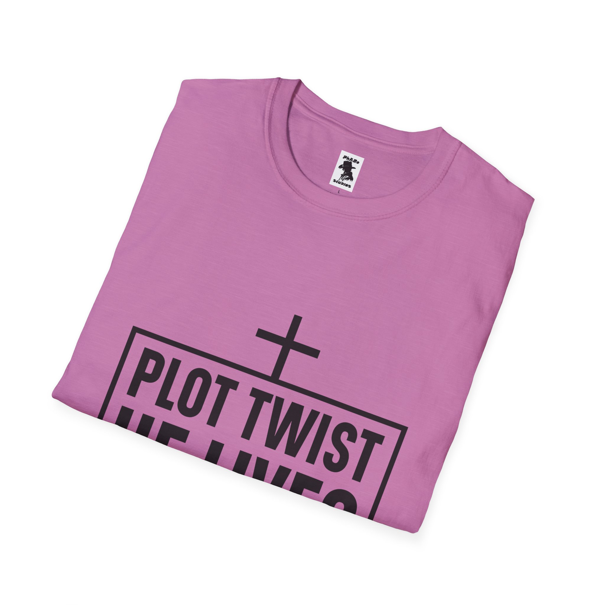 Unisex Softstyle T-Shirt - 'Plot Twist He Lives' Inspirational Faith Shirt - Image 40