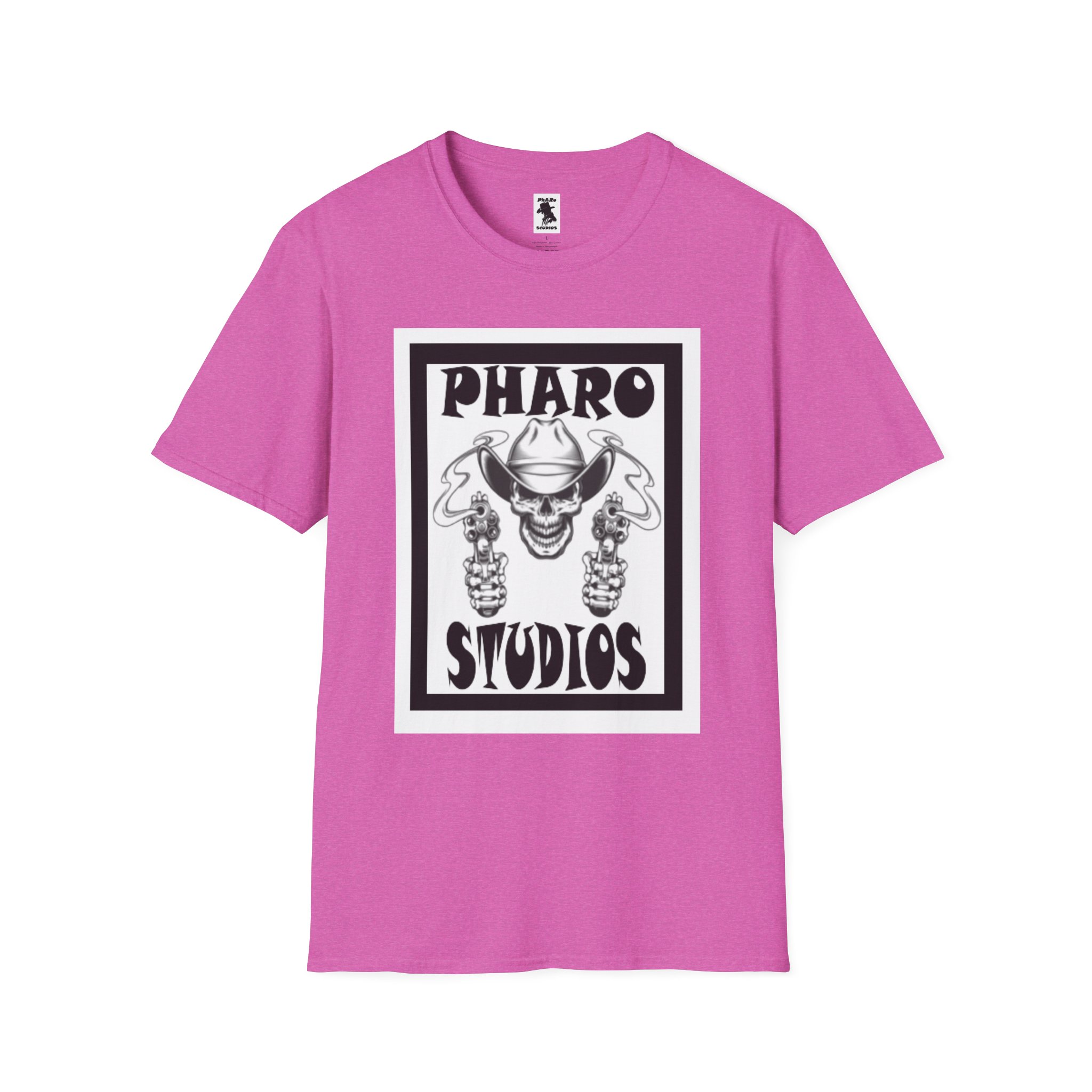 Unisex Softstyle T-Shirt - PhARo Studios Logo - Image 25