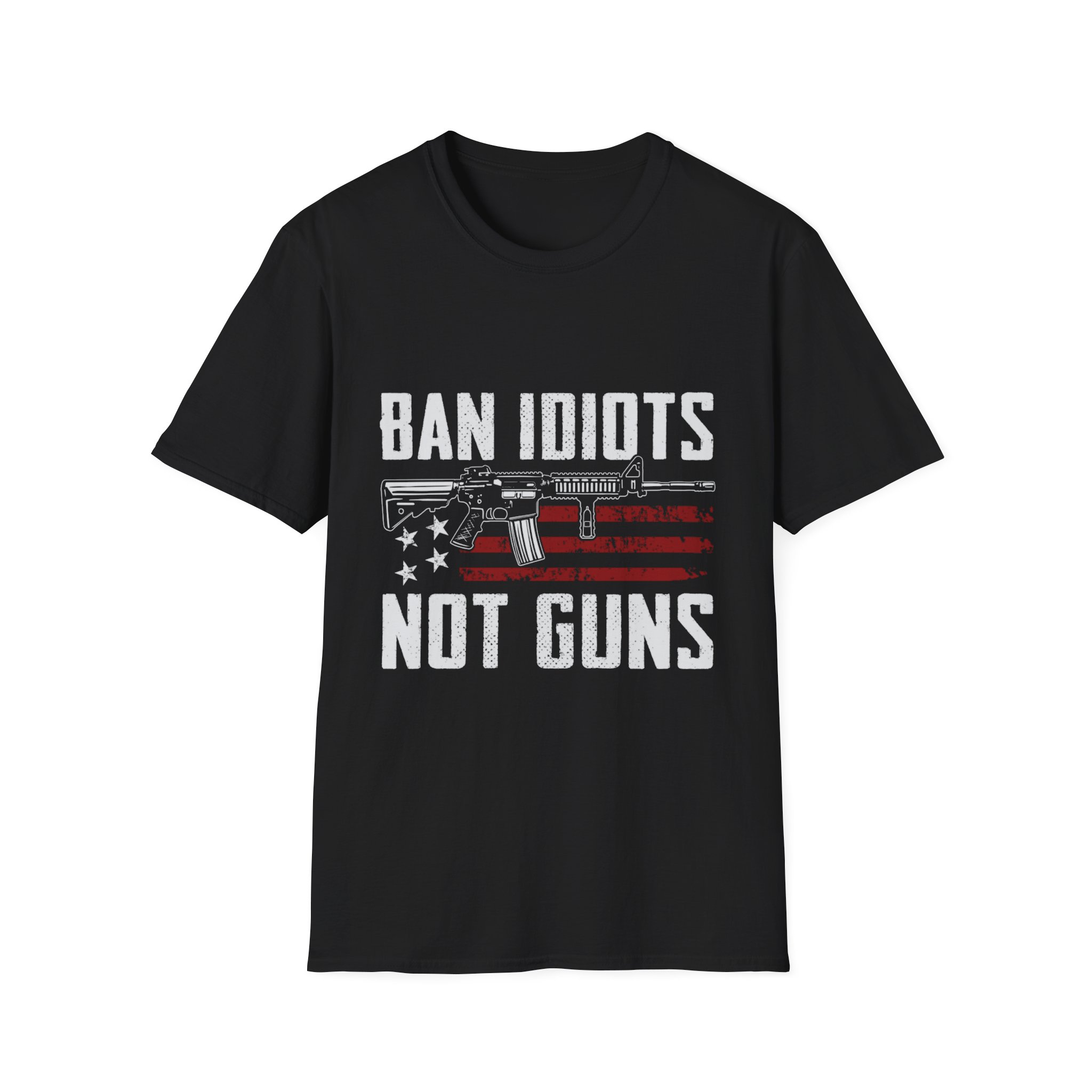 Ban Idiots Not Guns T-Shirt — Political Statement Tee for Gun Safety Advocates - Image 5