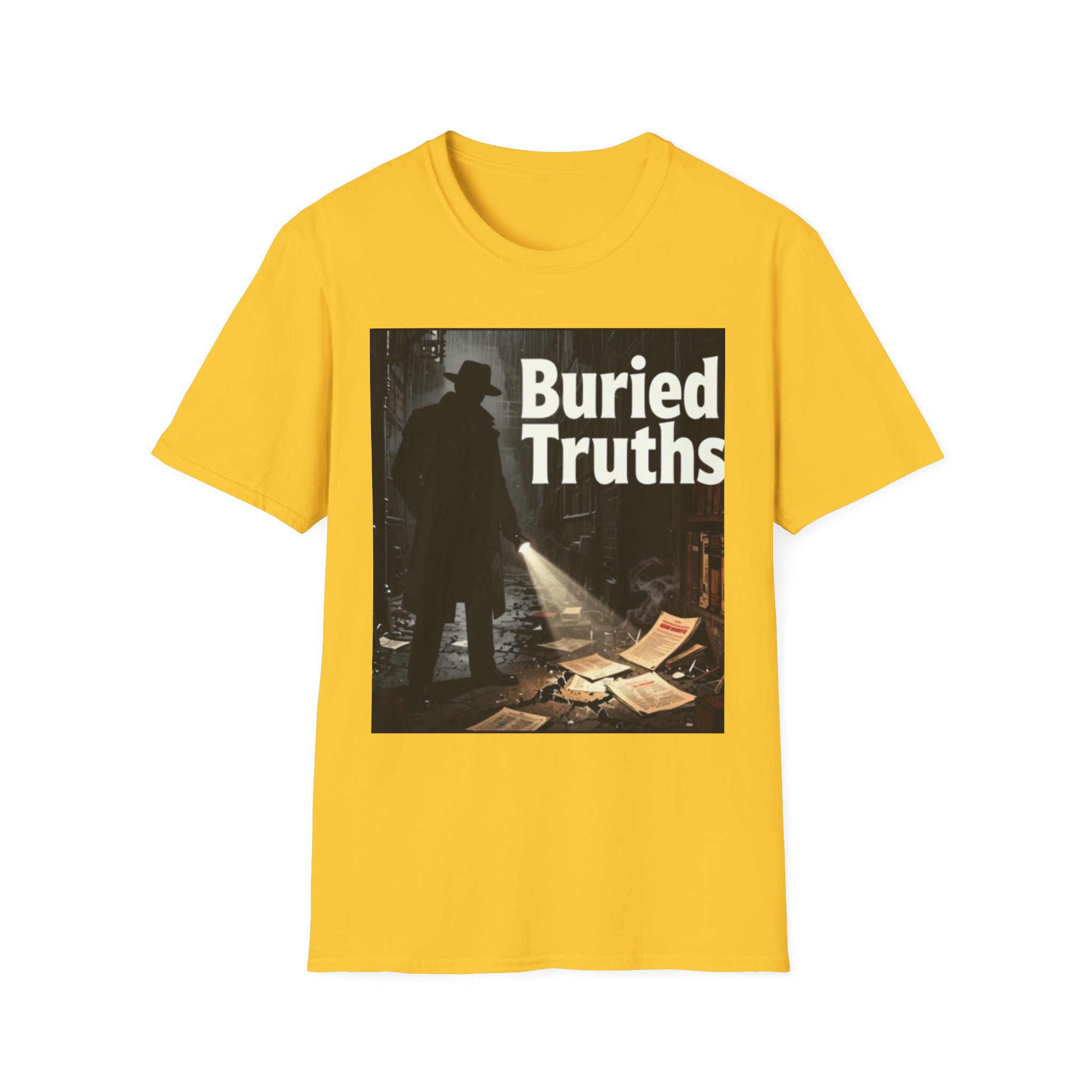 Buried Truths Podcast T-Shirt — The Truth in the Darkness Network (Phillip Roberts) - Image 17