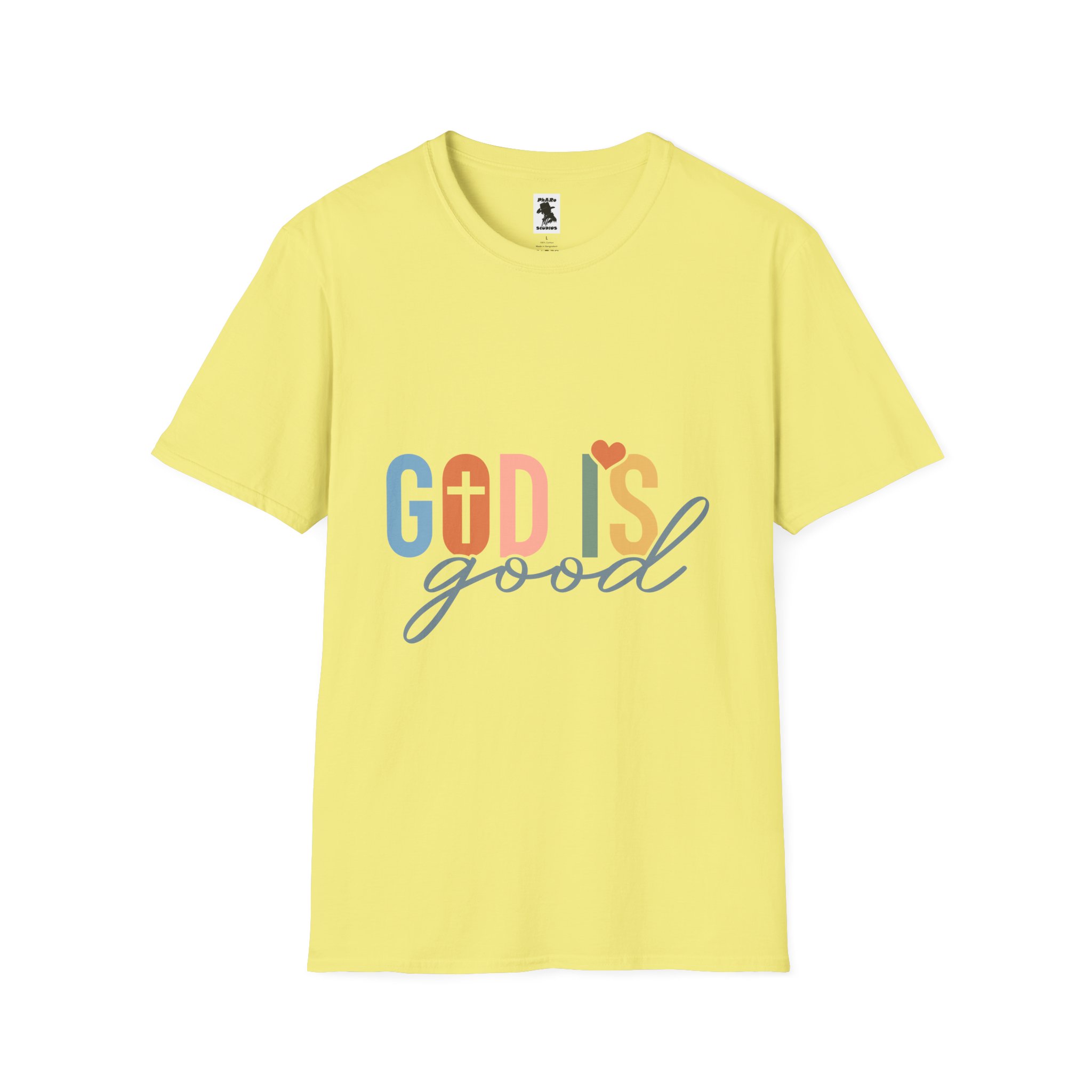 Unisex Softstyle T-Shirt - "God Is Good" Inspirational Tee - Image 9