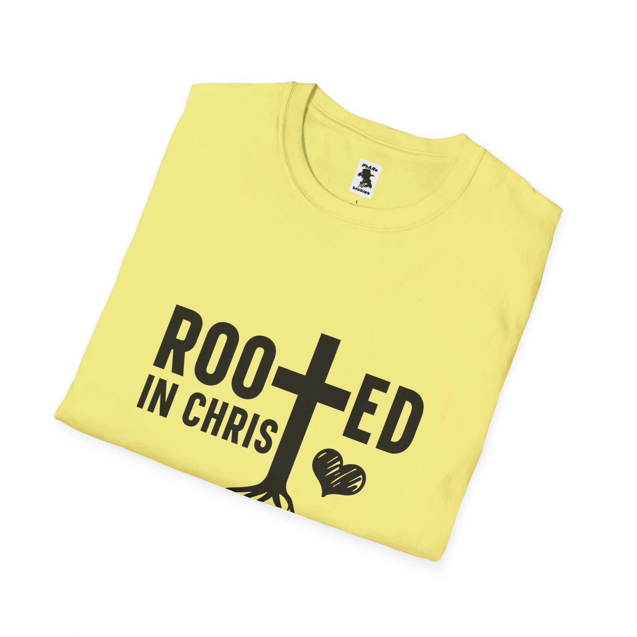 Rooted in Christ Unisex Softstyle T-Shirt - Image 12