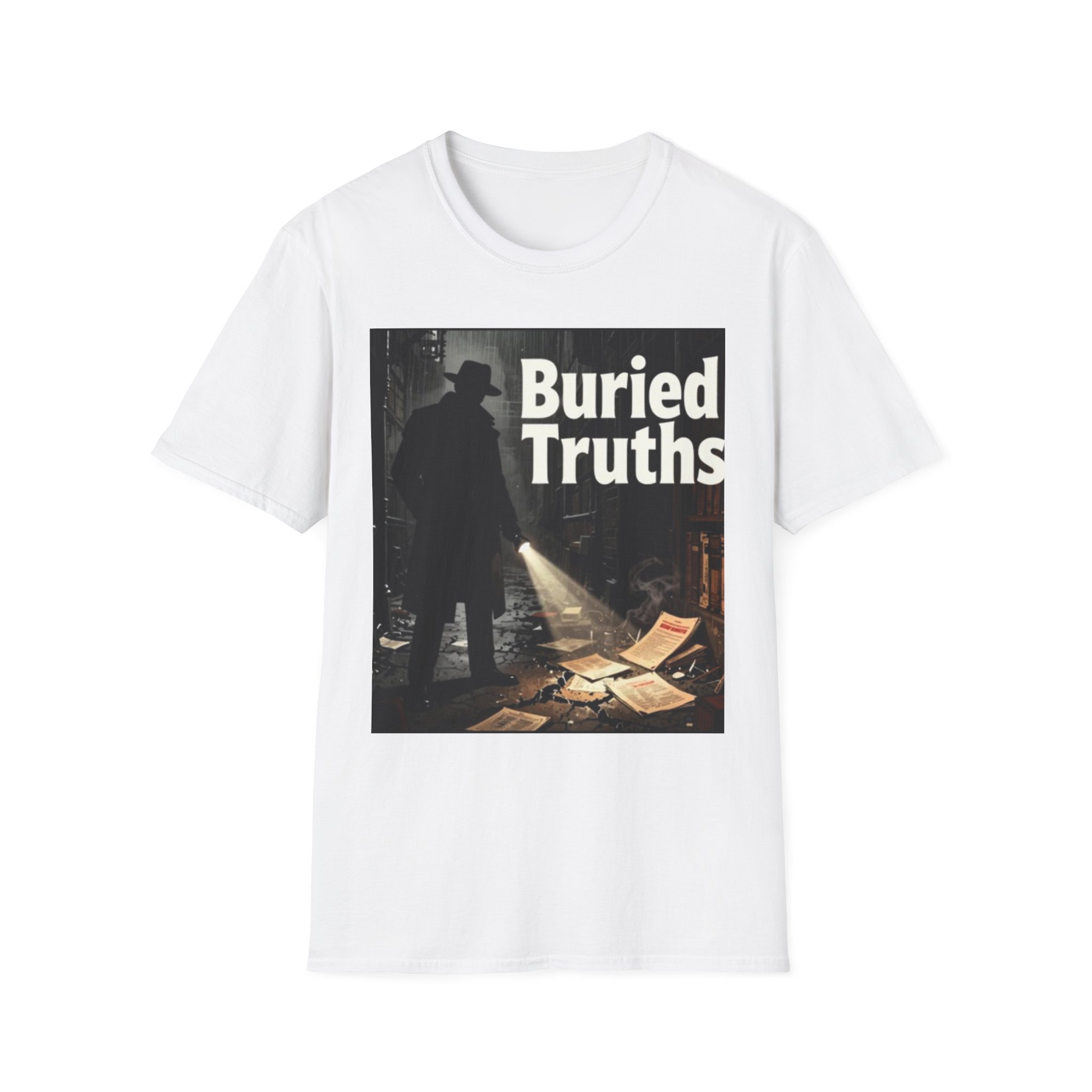 Buried Truths Podcast T-Shirt — The Truth in the Darkness Network (Phillip Roberts) - Image 5