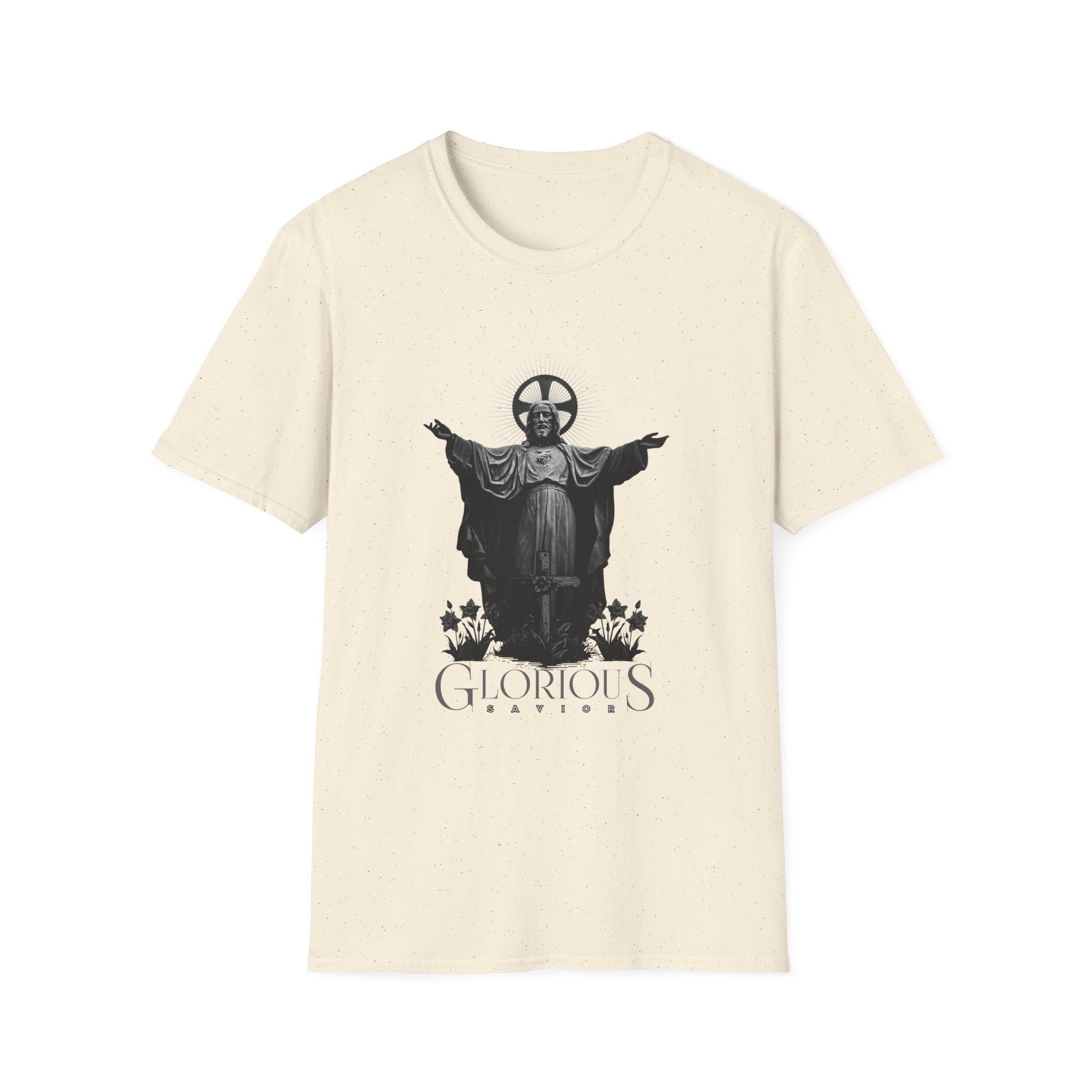 Glorious Redeemer T-Shirt — Vintage Religious Christ Graphic Tee - Image 5