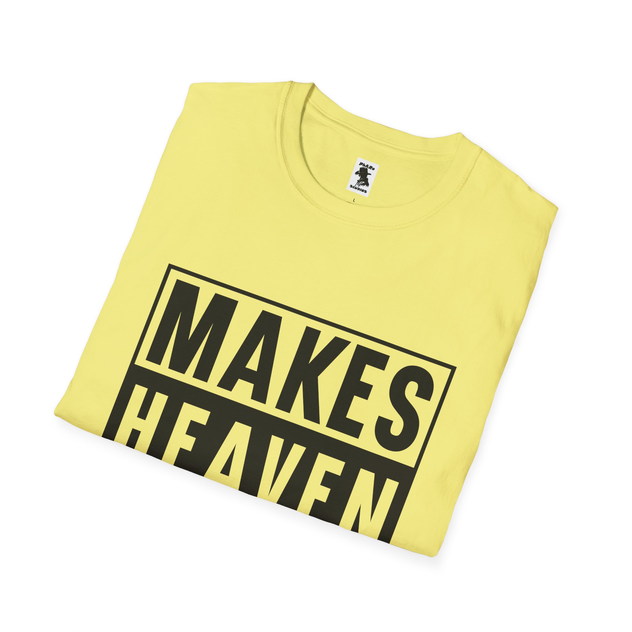 Makes Heaven Crowded Unisex Softstyle T-Shirt - Image 12