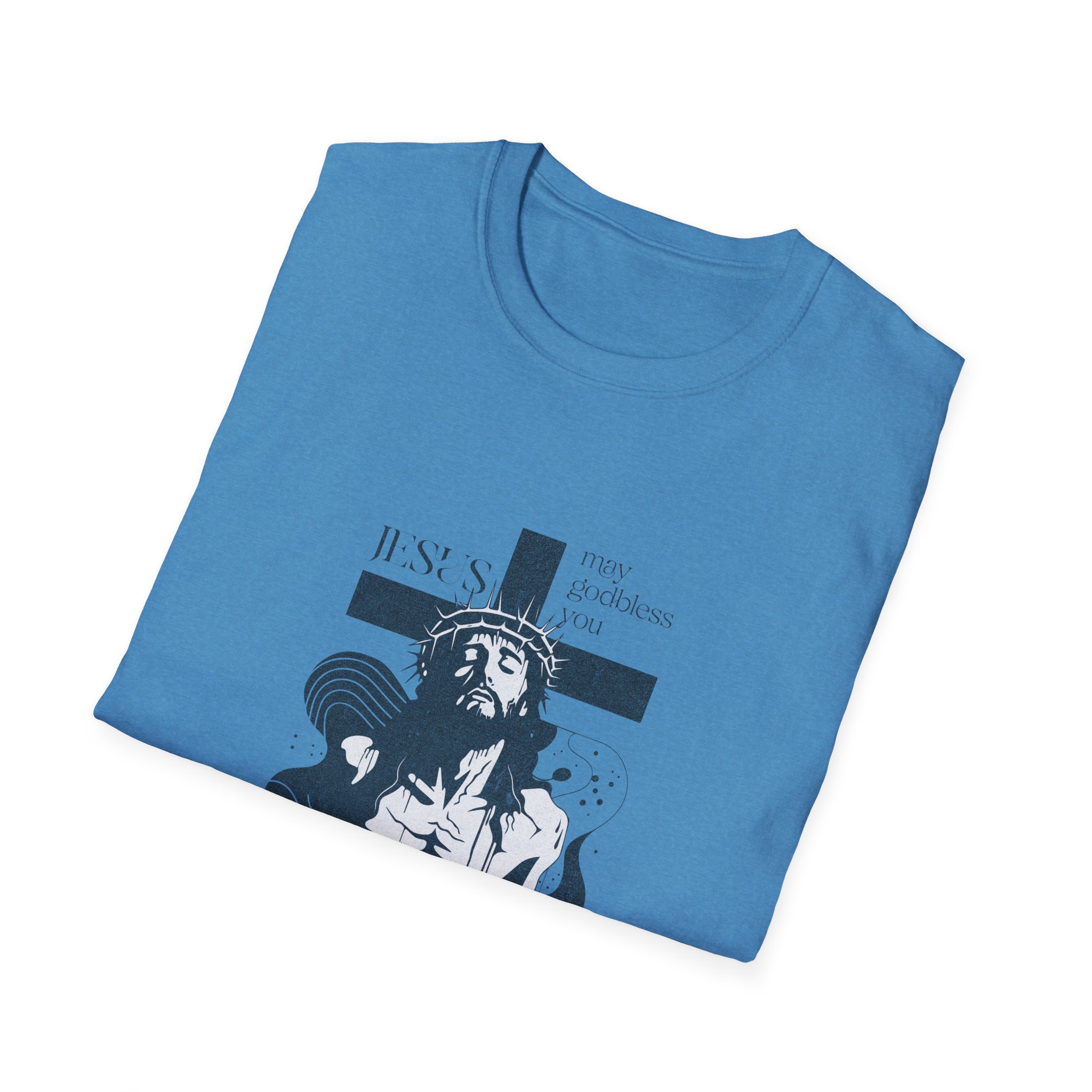 Stylized Jesus Cross Illustration (Religious Christian Tee) - Image 10