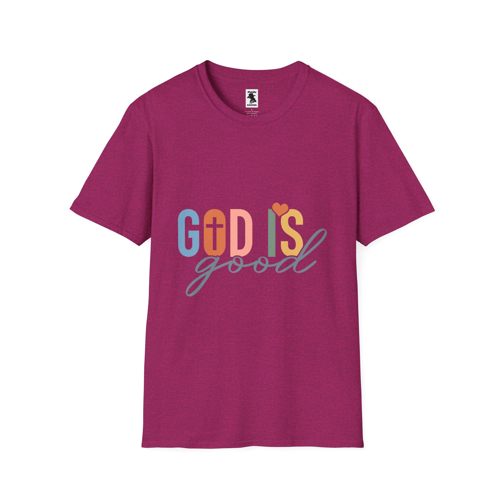 Unisex Softstyle T-Shirt - "God Is Good" Inspirational Tee - Image 21
