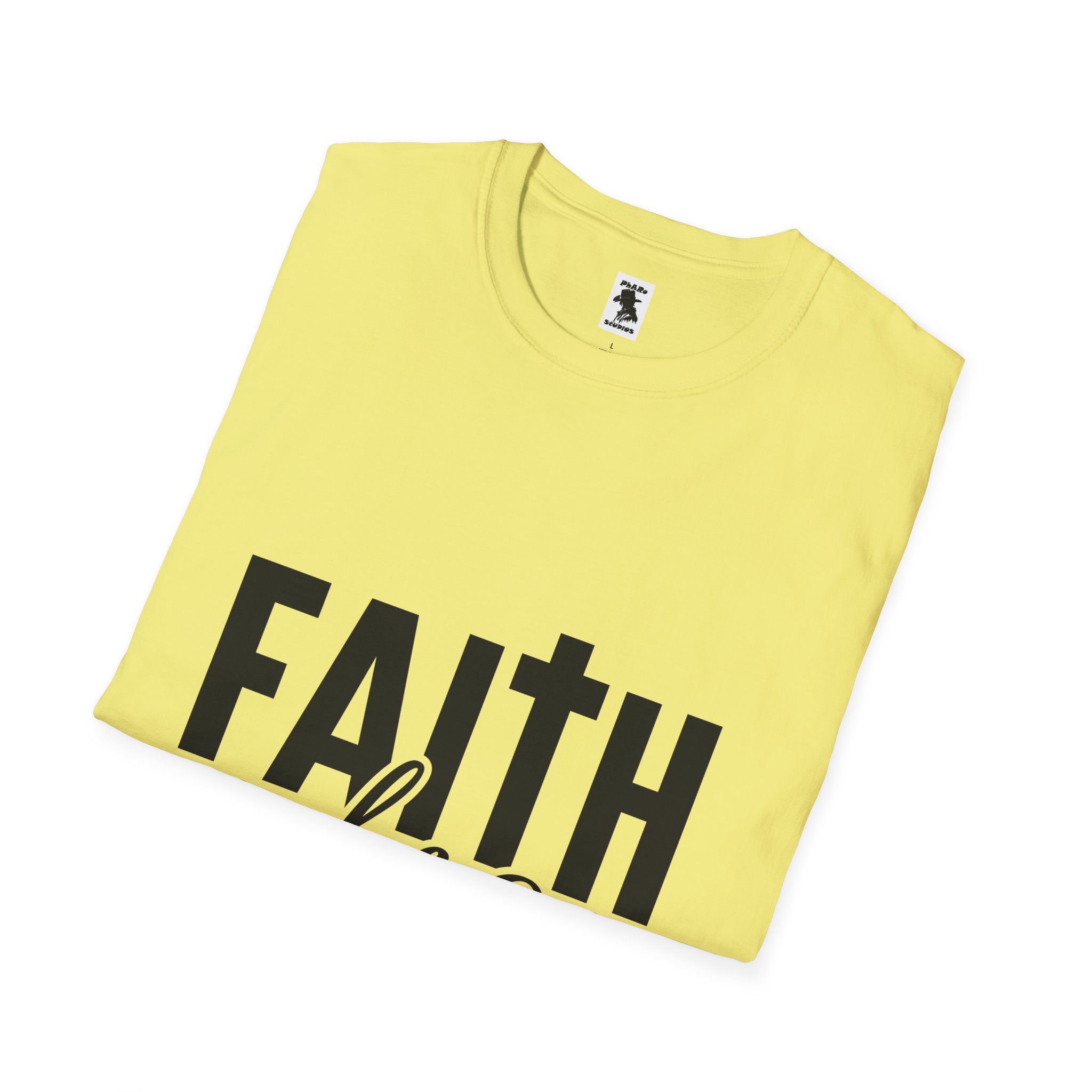 Faith Over Fear Unisex Softstyle T-Shirt - Image 4