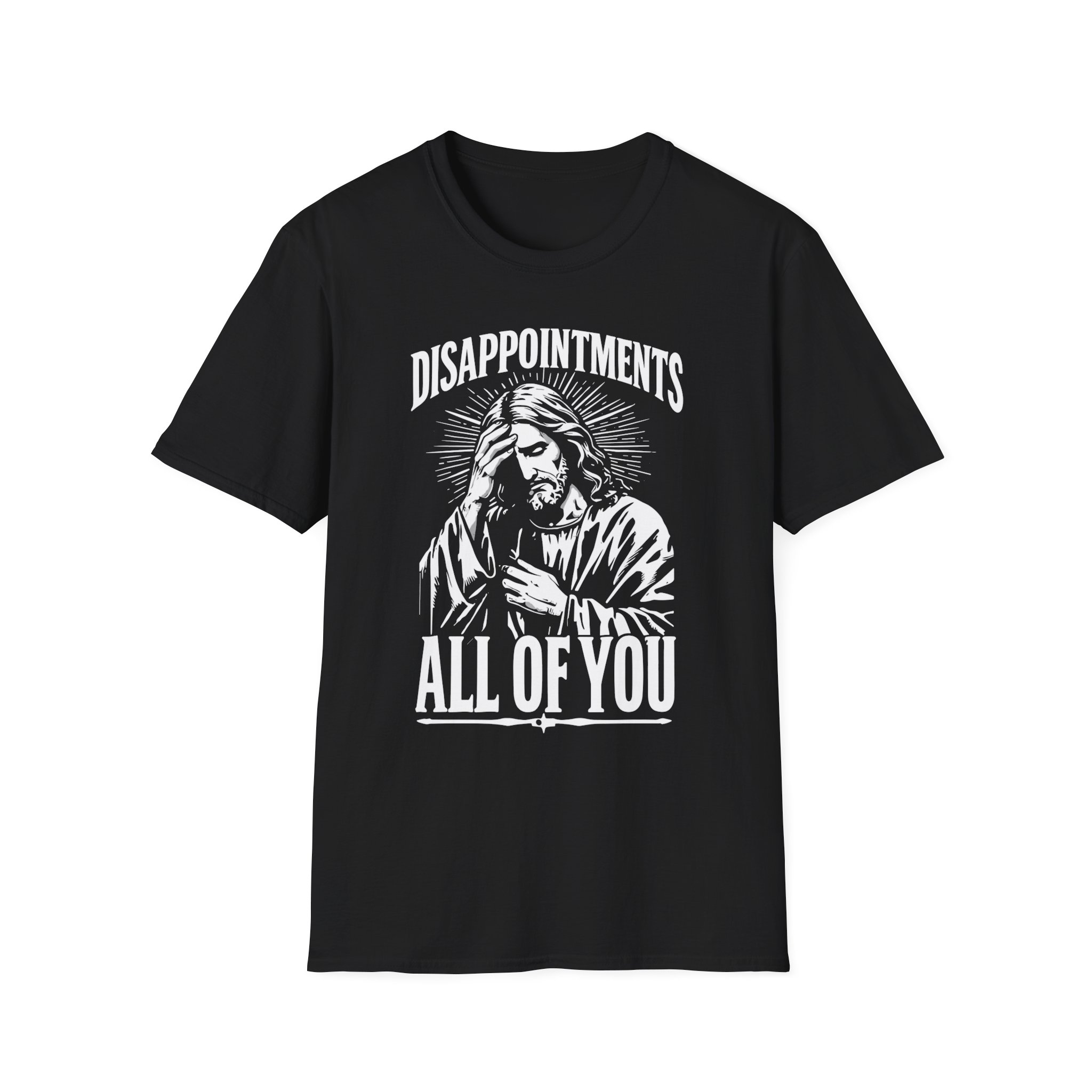 Jesus Graphic T-Shirt — "Disappointments All of You" Vintage Religious Humor Tee - Image 3