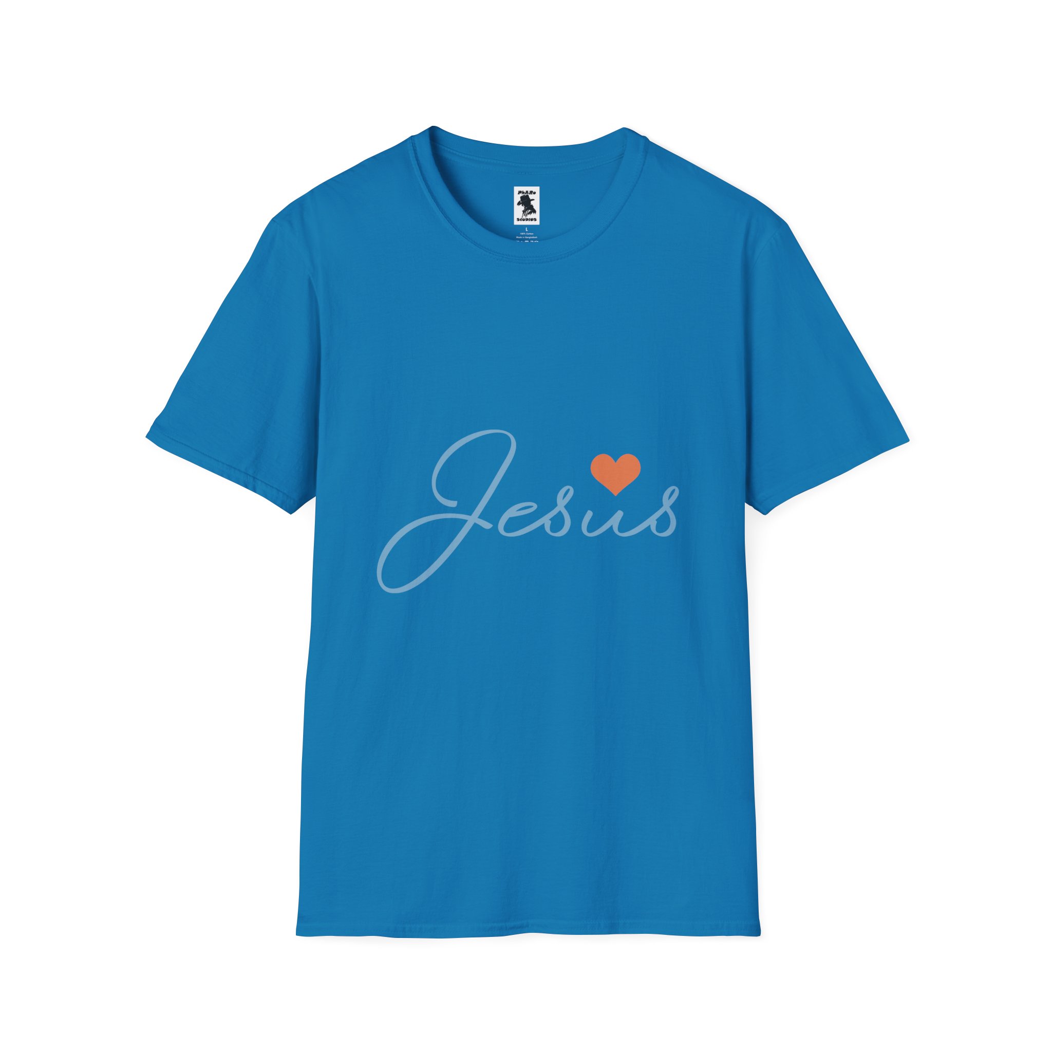 Jesus Love Unisex Softstyle T-Shirt - Faith-Inspired Casual Wear - Image 25