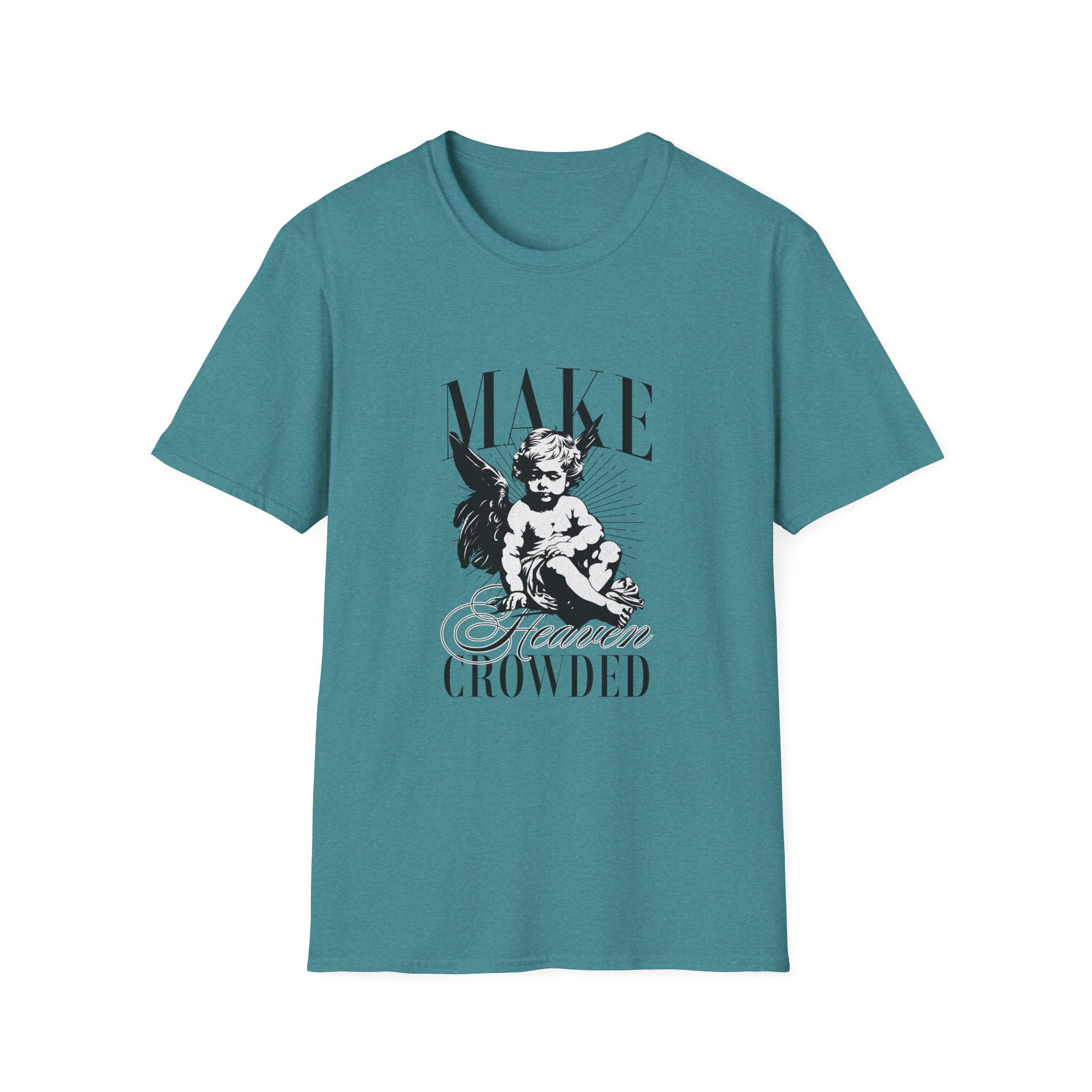 Make Heaven Crowded Unisex Tee - Image 9