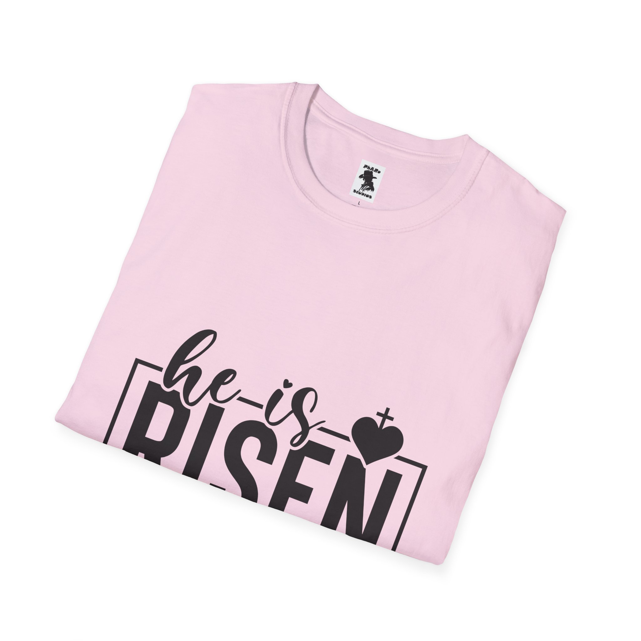 He Is Risen Unisex Softstyle T-Shirt - Faith Inspired Design for Easter Celebrations - Image 48
