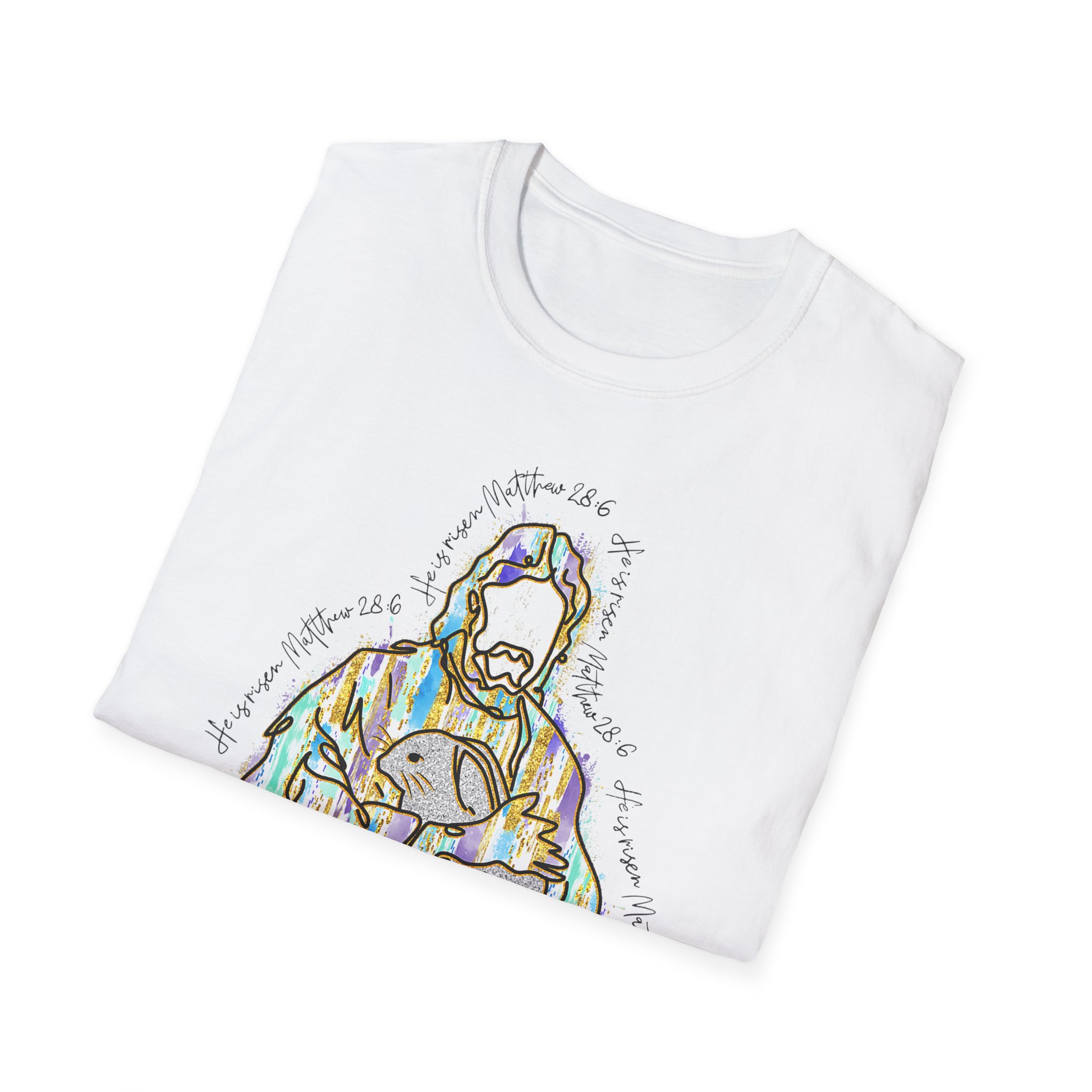 Matthew 28:6 Unisex Tee - Image 4
