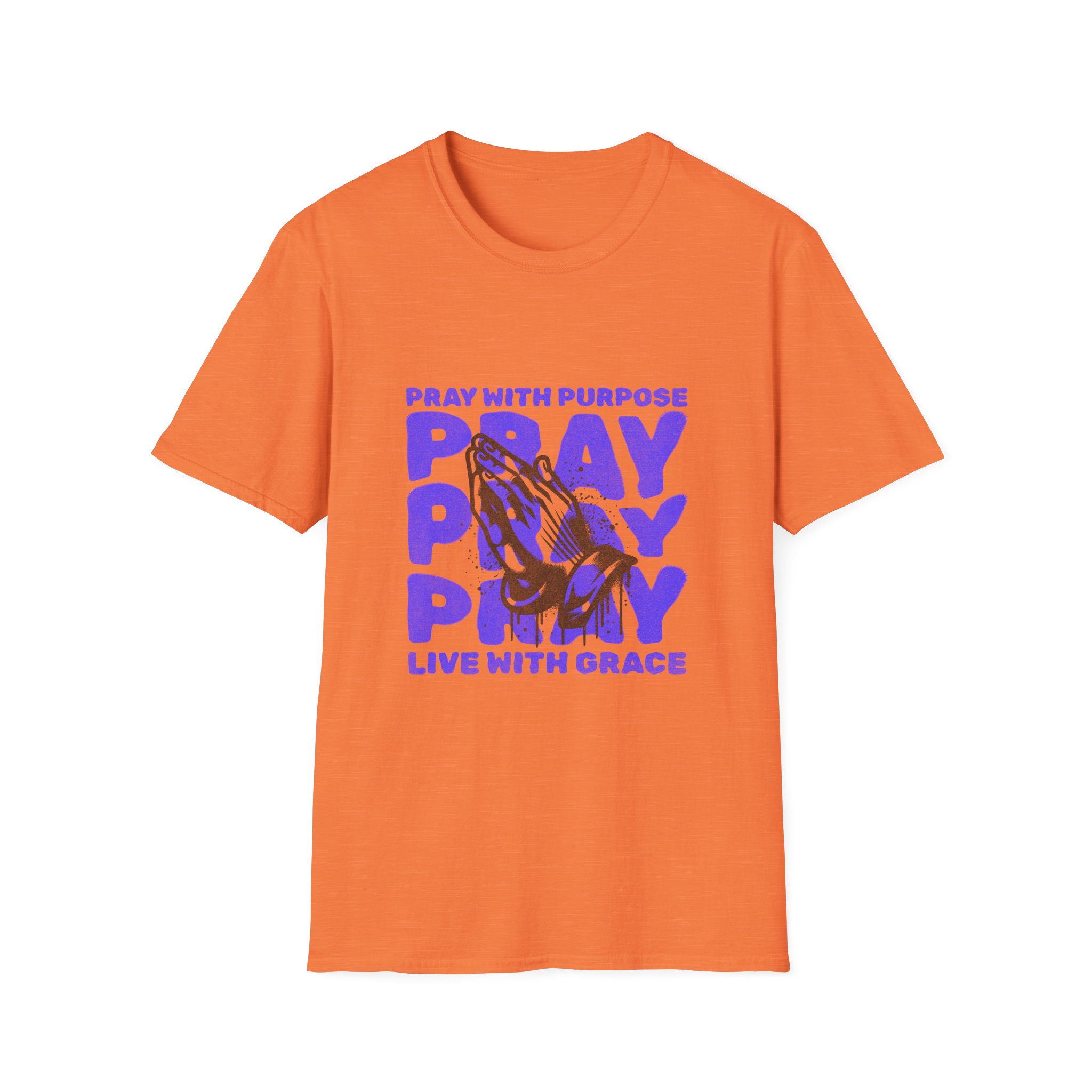 "Pray with Purpose, Live with Grace" Unisex Tee - Image 5