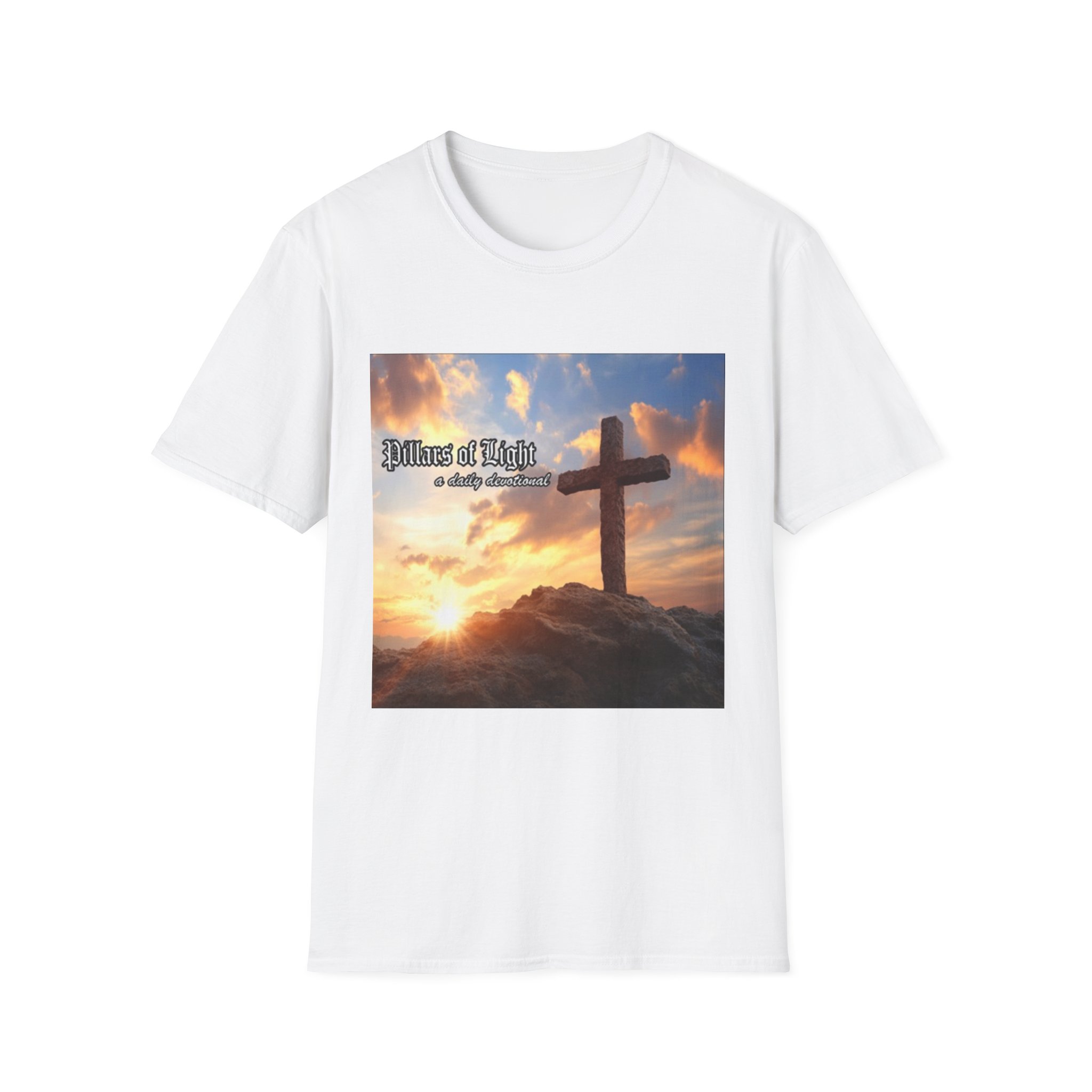 Pillars of Light Devotional Podcast T-Shirt — The Truth in the Darkness - Image 5