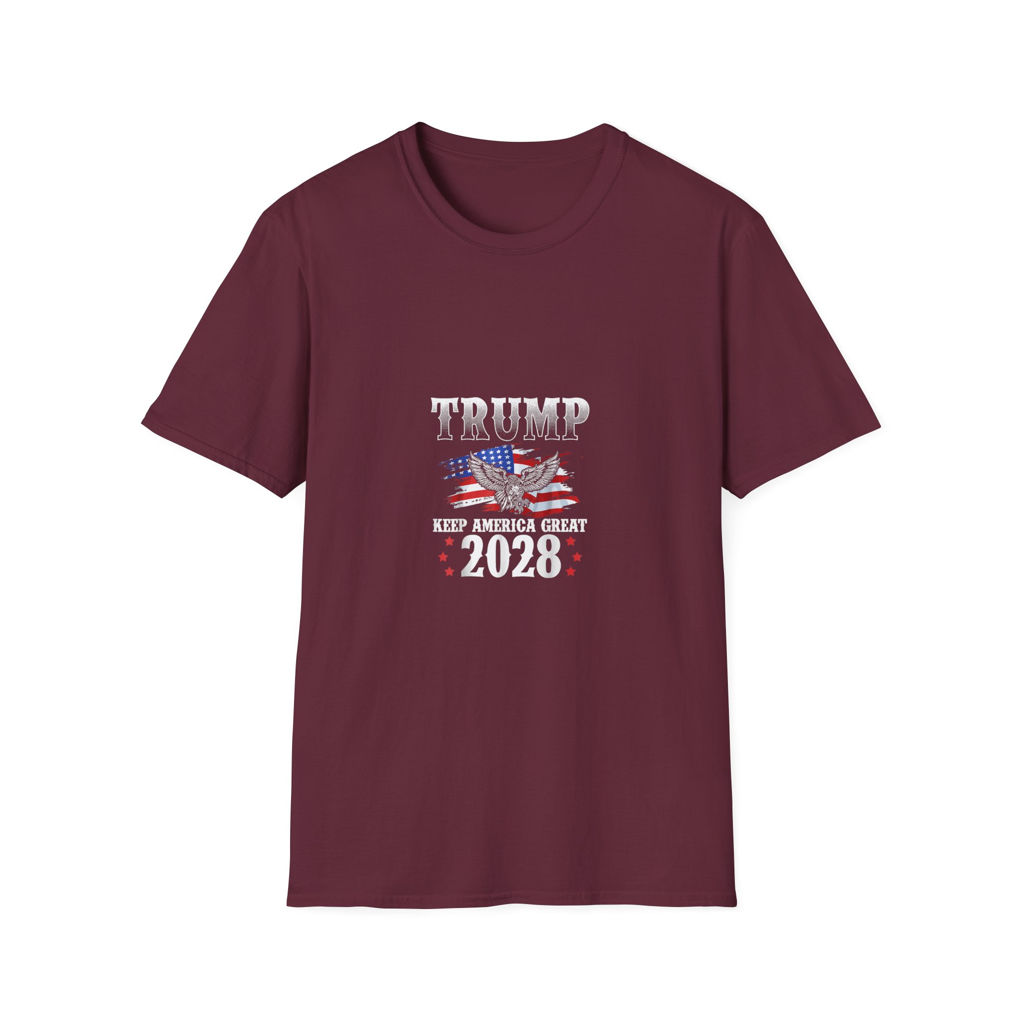 Trump 2028 Keep America Great T-Shirt — Patriotic Campaign Tee