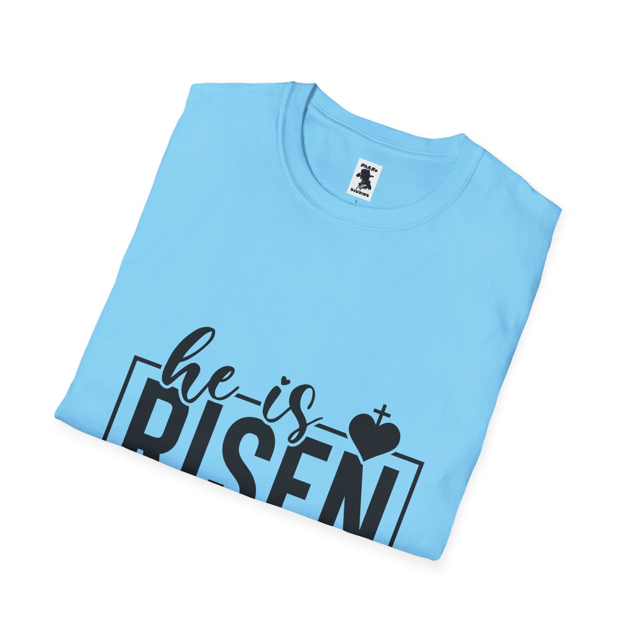 He Is Risen Unisex Softstyle T-Shirt - Faith Inspired Design for Easter Celebrations - Image 28