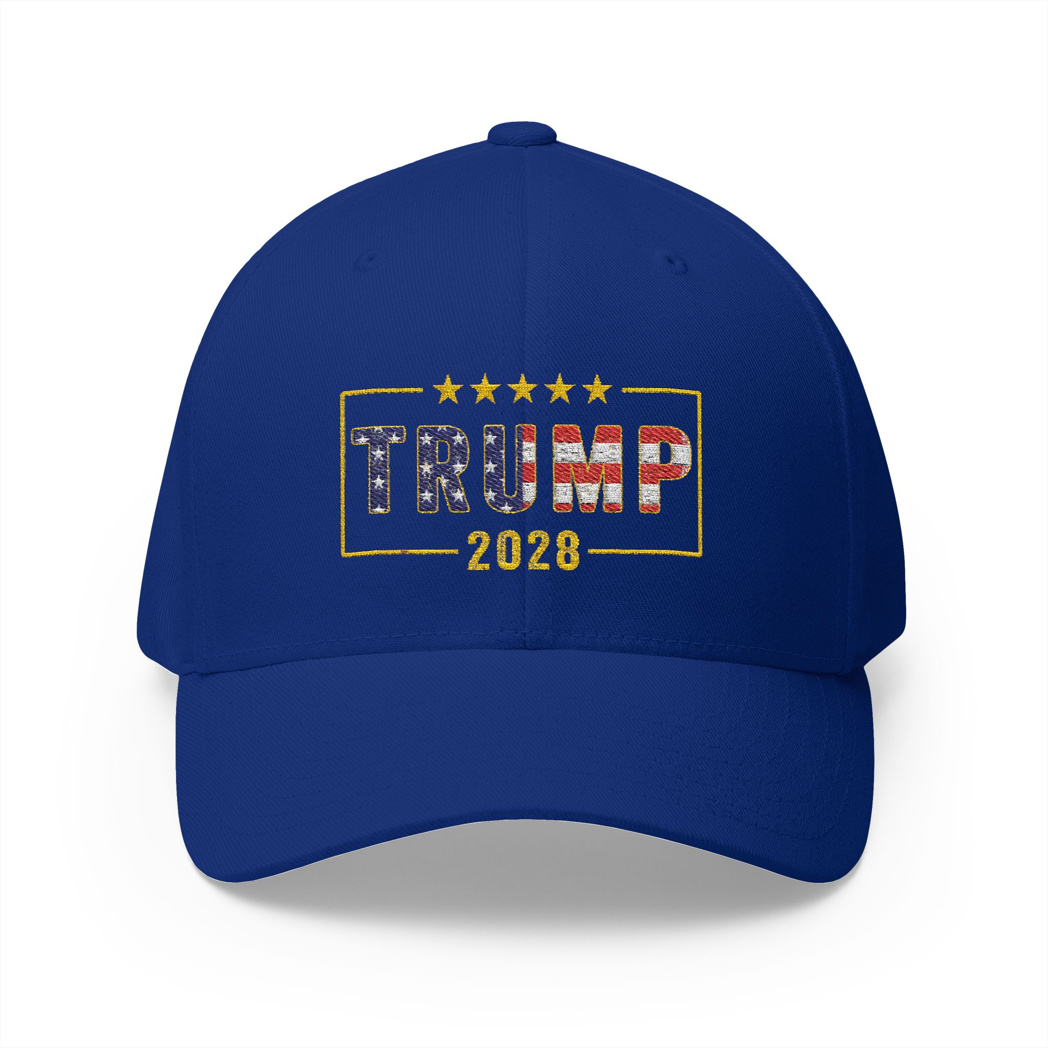 Trump 2028 Embroidered Baseball Cap — Patriotic American Flag Design - Image 33