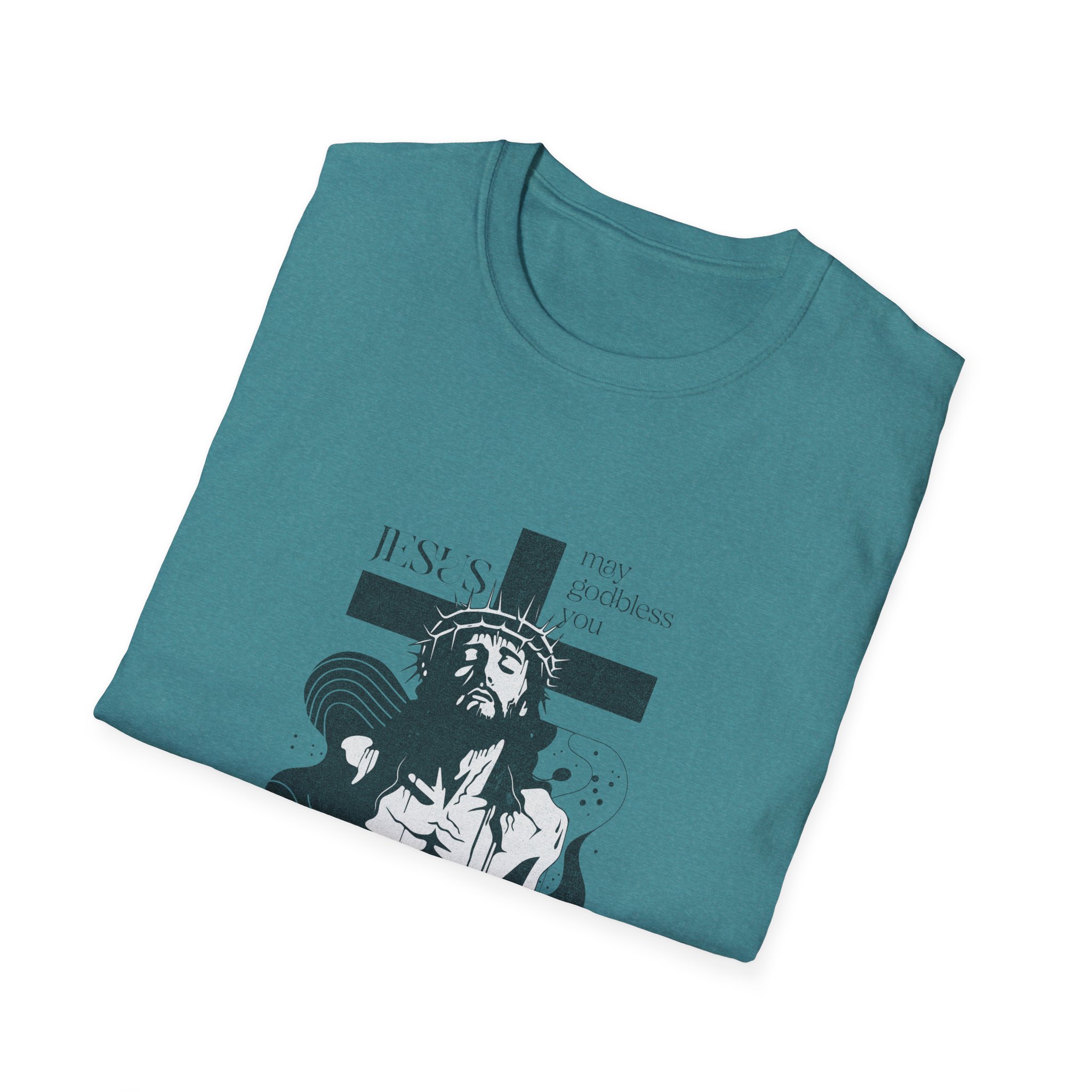 Stylized Jesus Cross Illustration (Religious Christian Tee) - Image 8