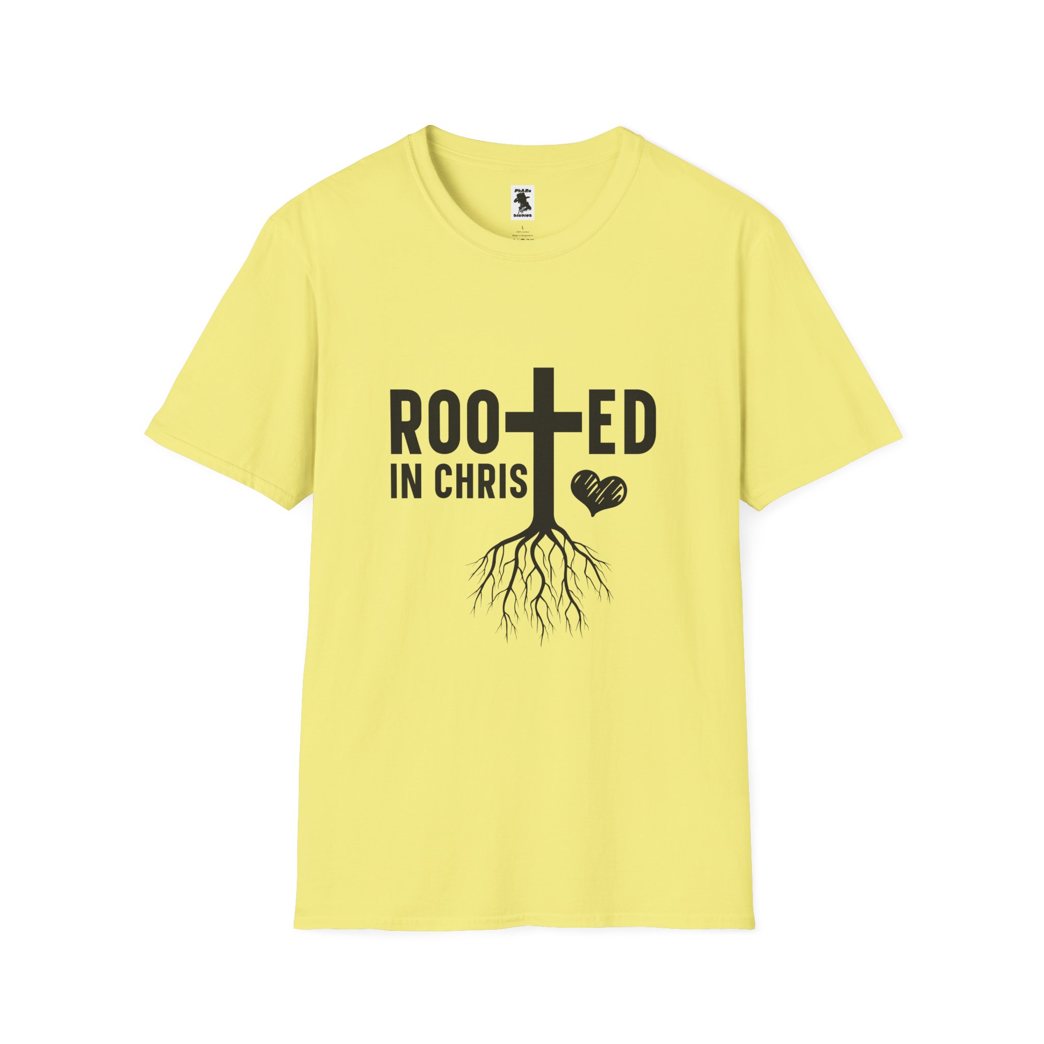 Rooted in Christ Unisex Softstyle T-Shirt - Image 9