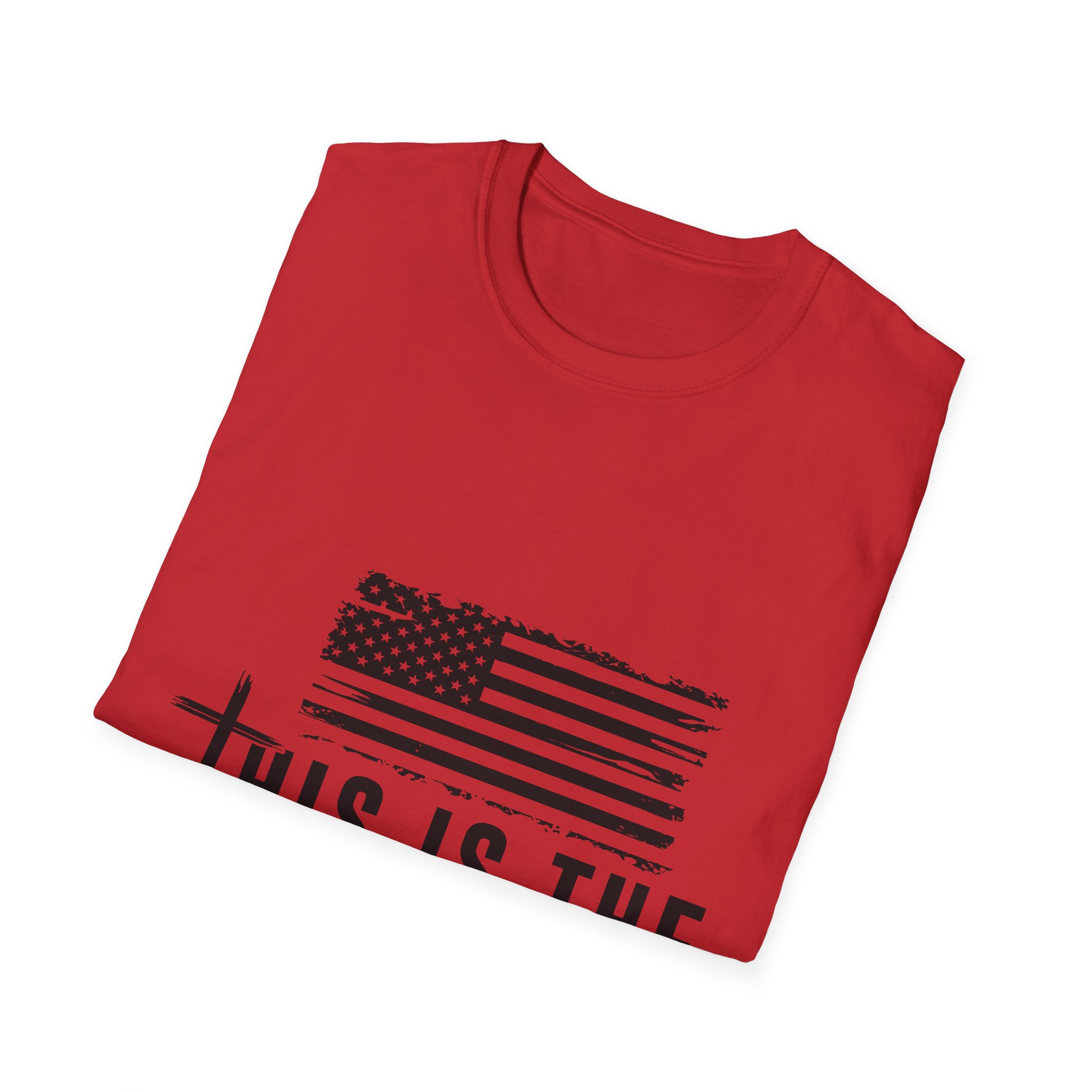 "This Is The Turning Point" Distressed American Flag Tee - Image 24