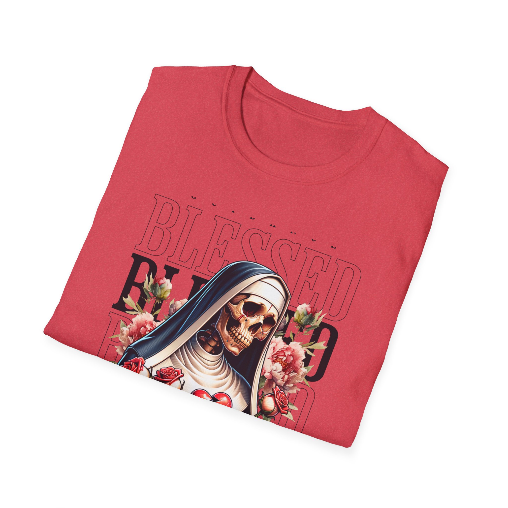 Blessed Nun T-Shirt — "Overflowing Blessings" Graphic Tee - Image 24