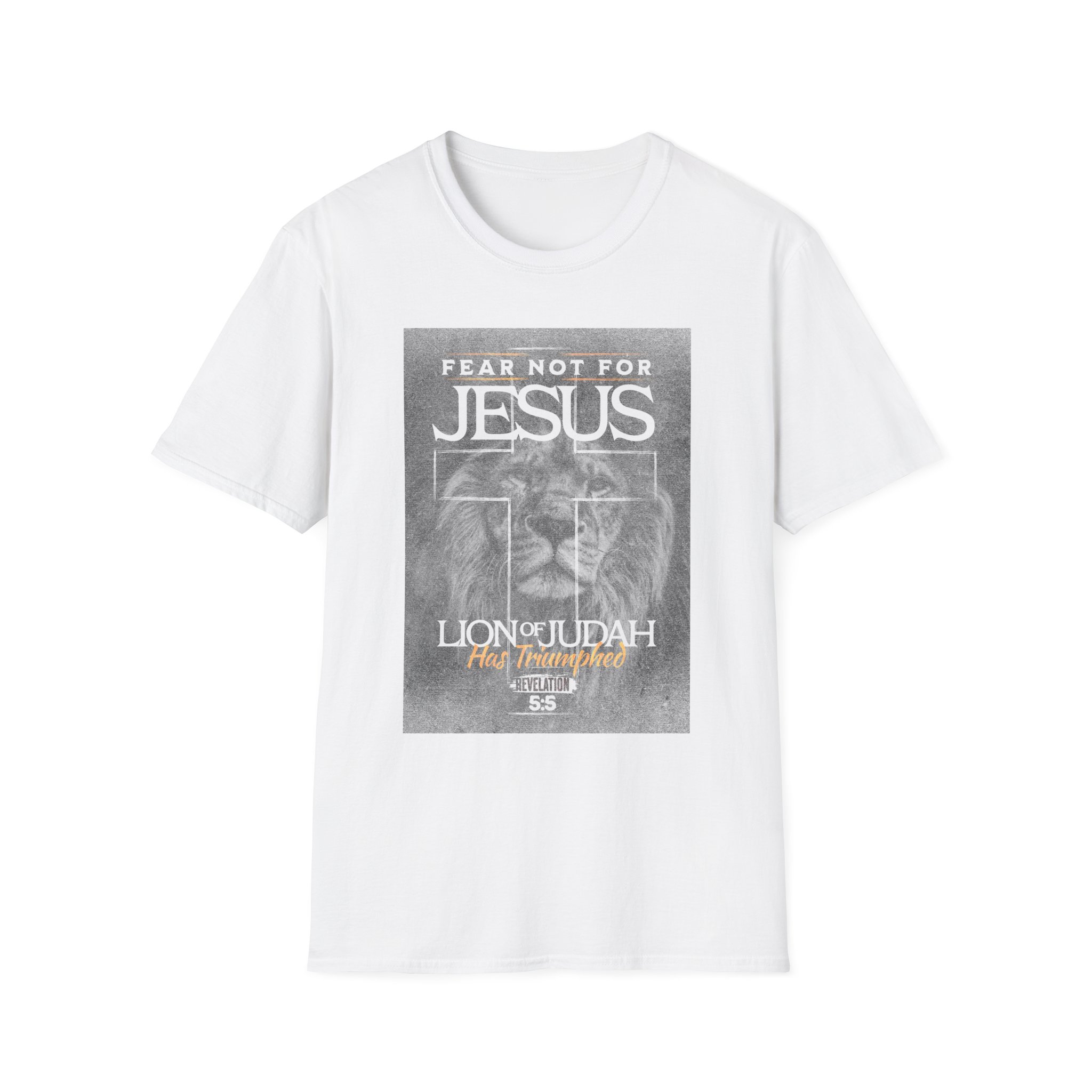 Lion of Judah T-Shirt — "Fear Not for Jesus" Christian Faith Tee - Image 3