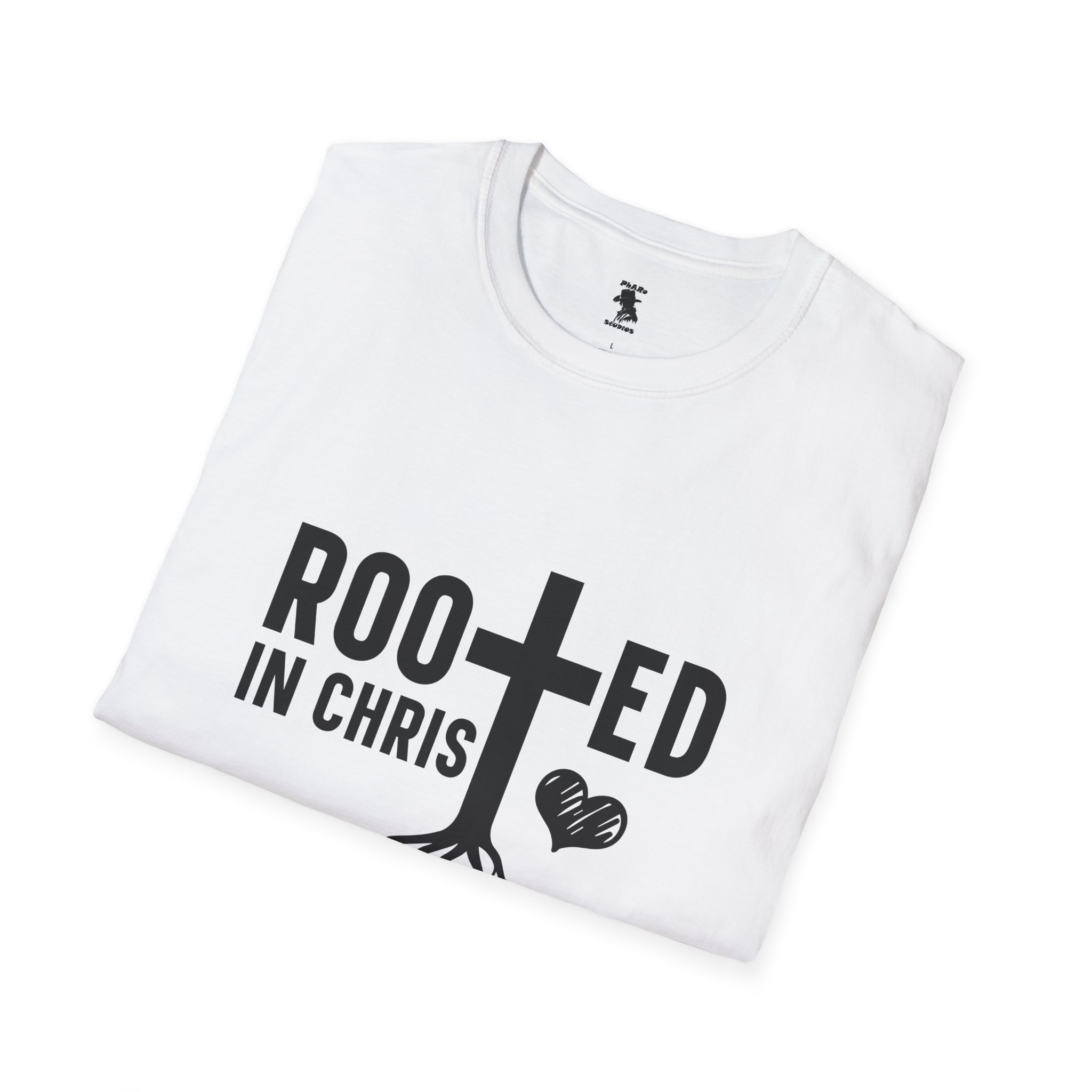 Rooted in Christ Unisex Softstyle T-Shirt - Image 8