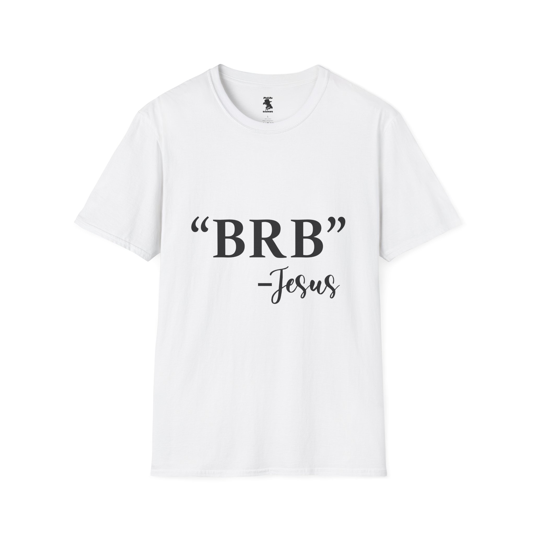 BRB Jesus Unisex Softstyle T-Shirt - Casual Faith Tee for Everyday Comfort - Image 9