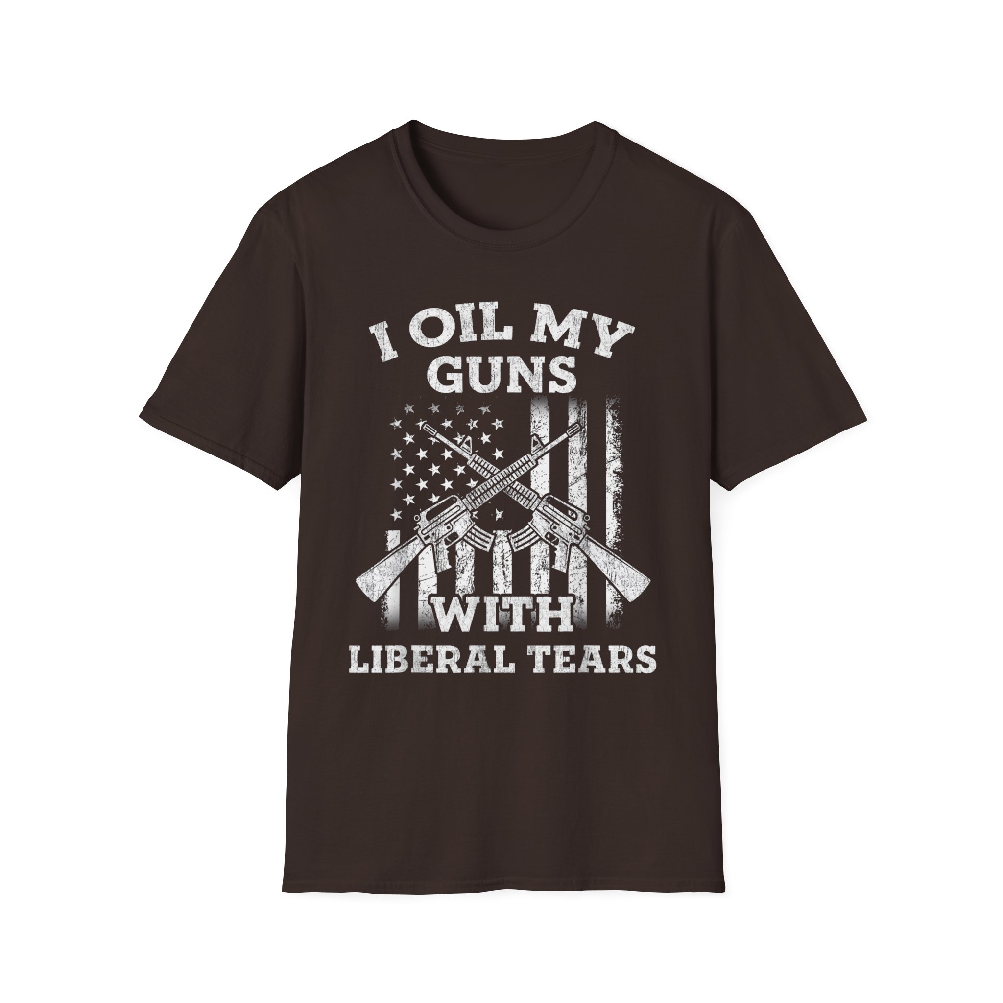Gun Rights T-Shirt — "I Oil My Guns With Liberal Tears" Patriotic Rifle Shirt - Image 5