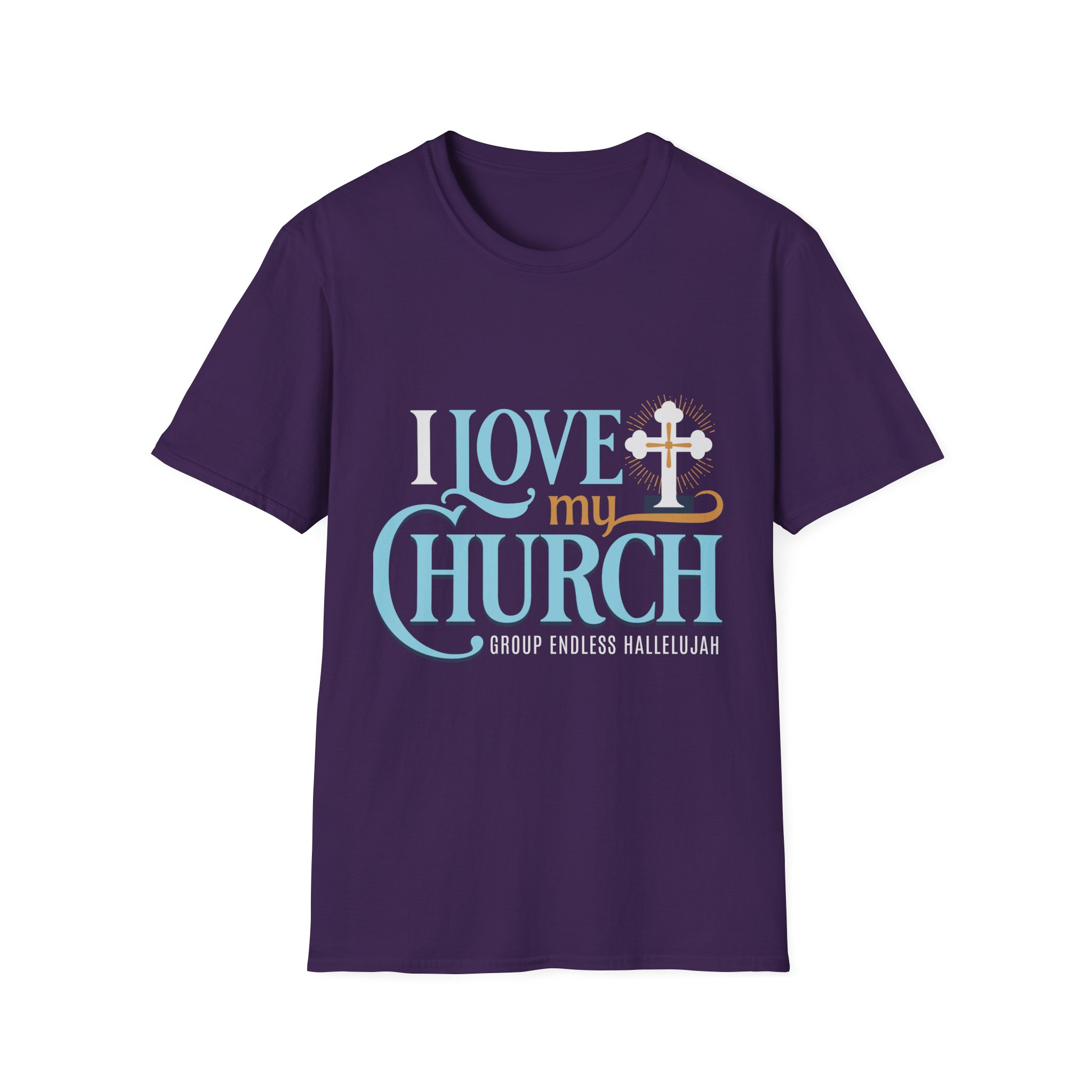 I Love My Church T-Shirt – Christian Faith Cross Tee for Church Events & Sunday Worship - Image 11