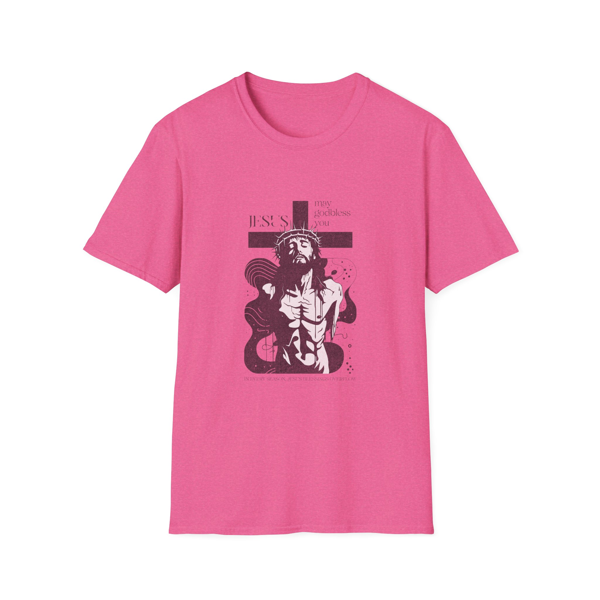 Stylized Jesus Cross Illustration (Religious Christian Tee) - Image 19