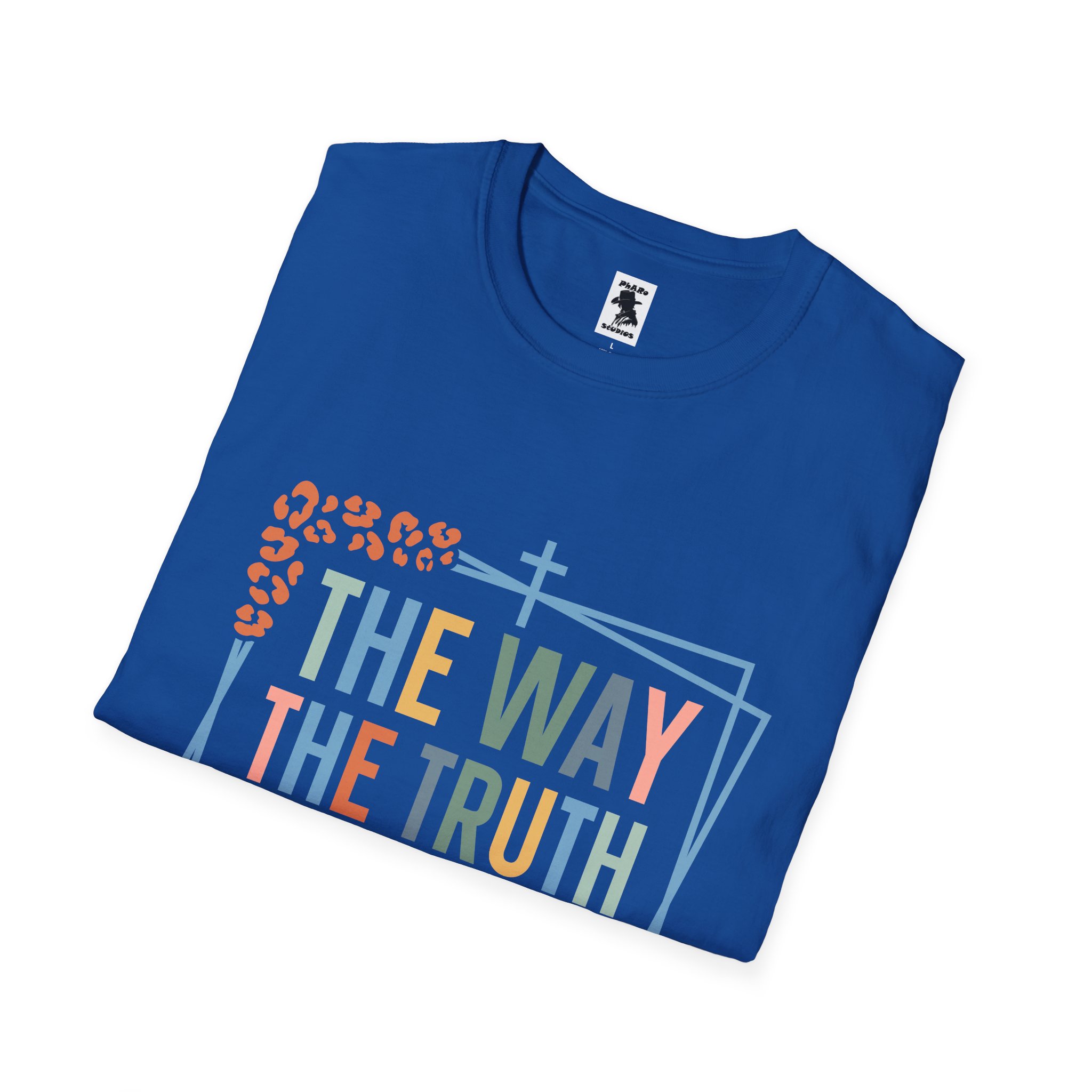 Inspirational Unisex Softstyle T-Shirt - "The Way, The Truth, The Life" - Image 32
