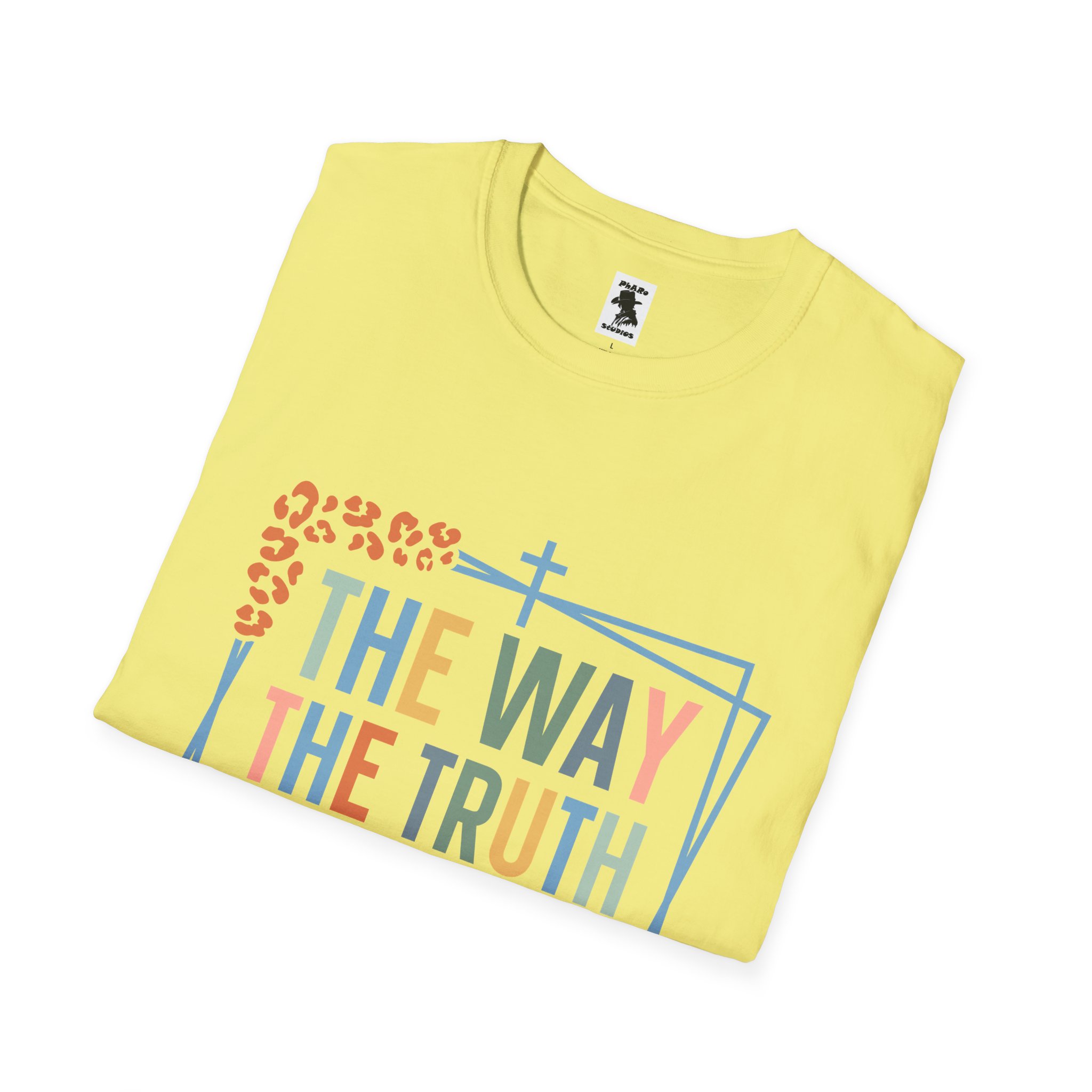 Inspirational Unisex Softstyle T-Shirt - "The Way, The Truth, The Life" - Image 12